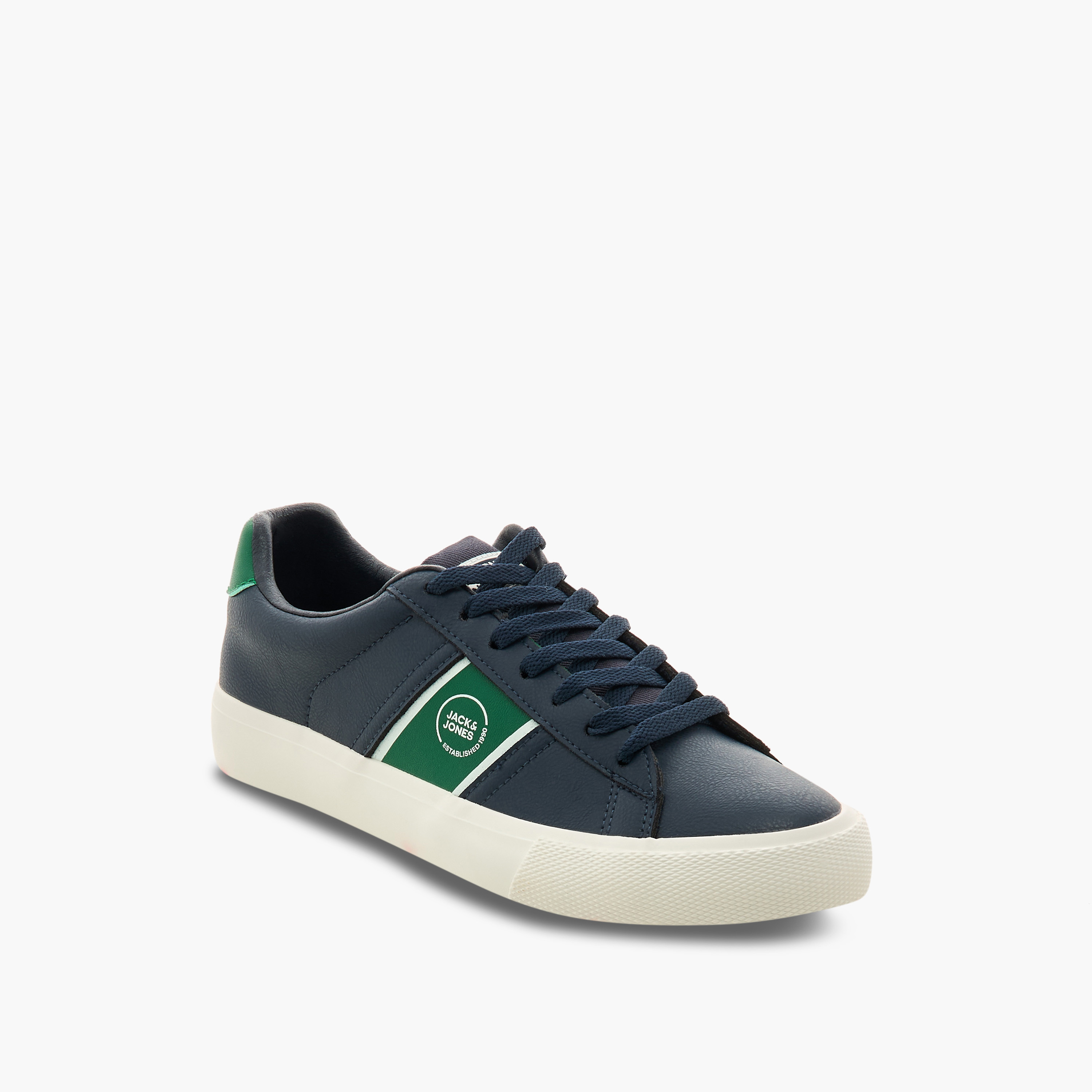 Jack & Jones Men's Lace Up Low Top Sneakers | 12270024-men-shoes-sneakers-image-2