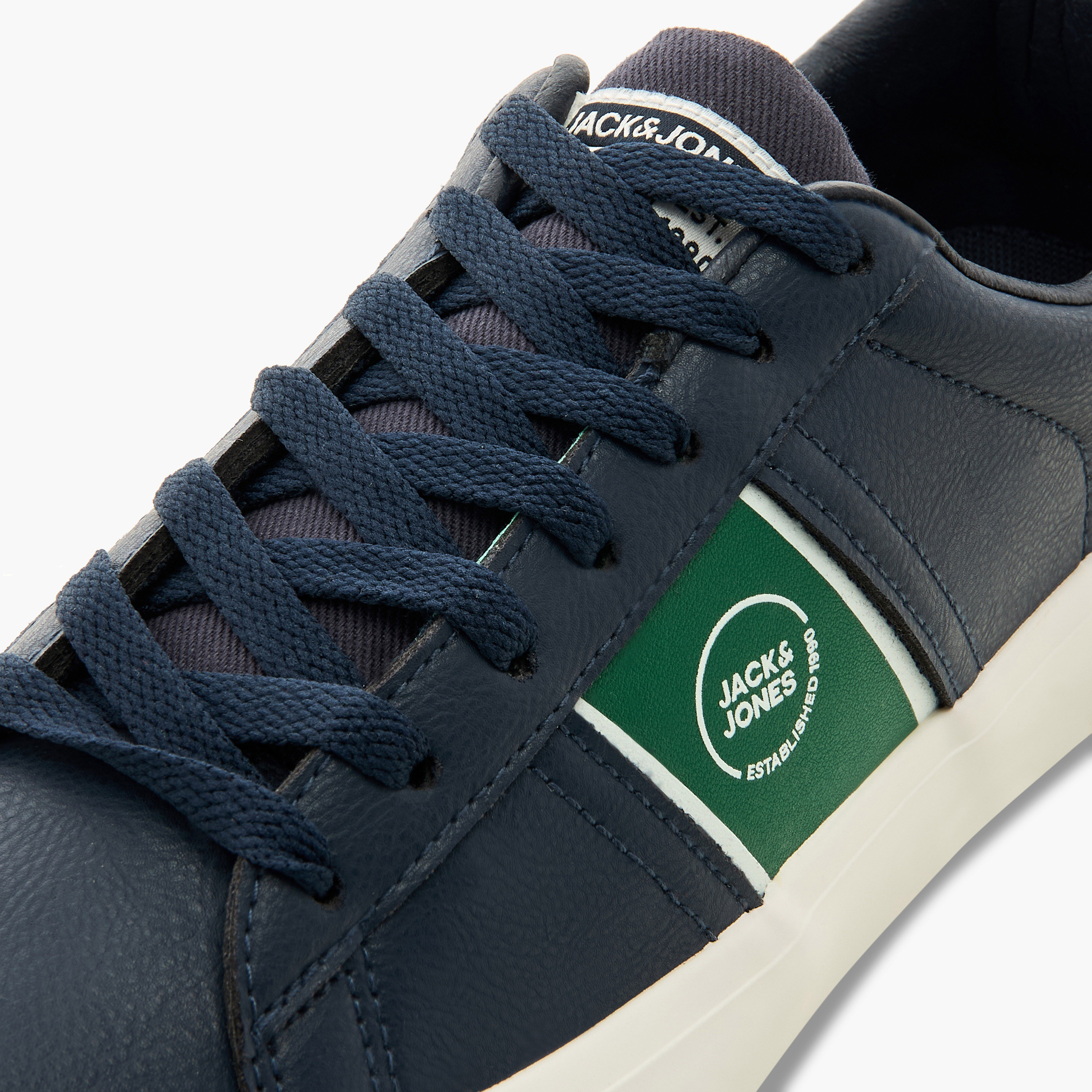 Jack & Jones Men's Lace Up Low Top Sneakers | 12270024-men-shoes-sneakers-image-4