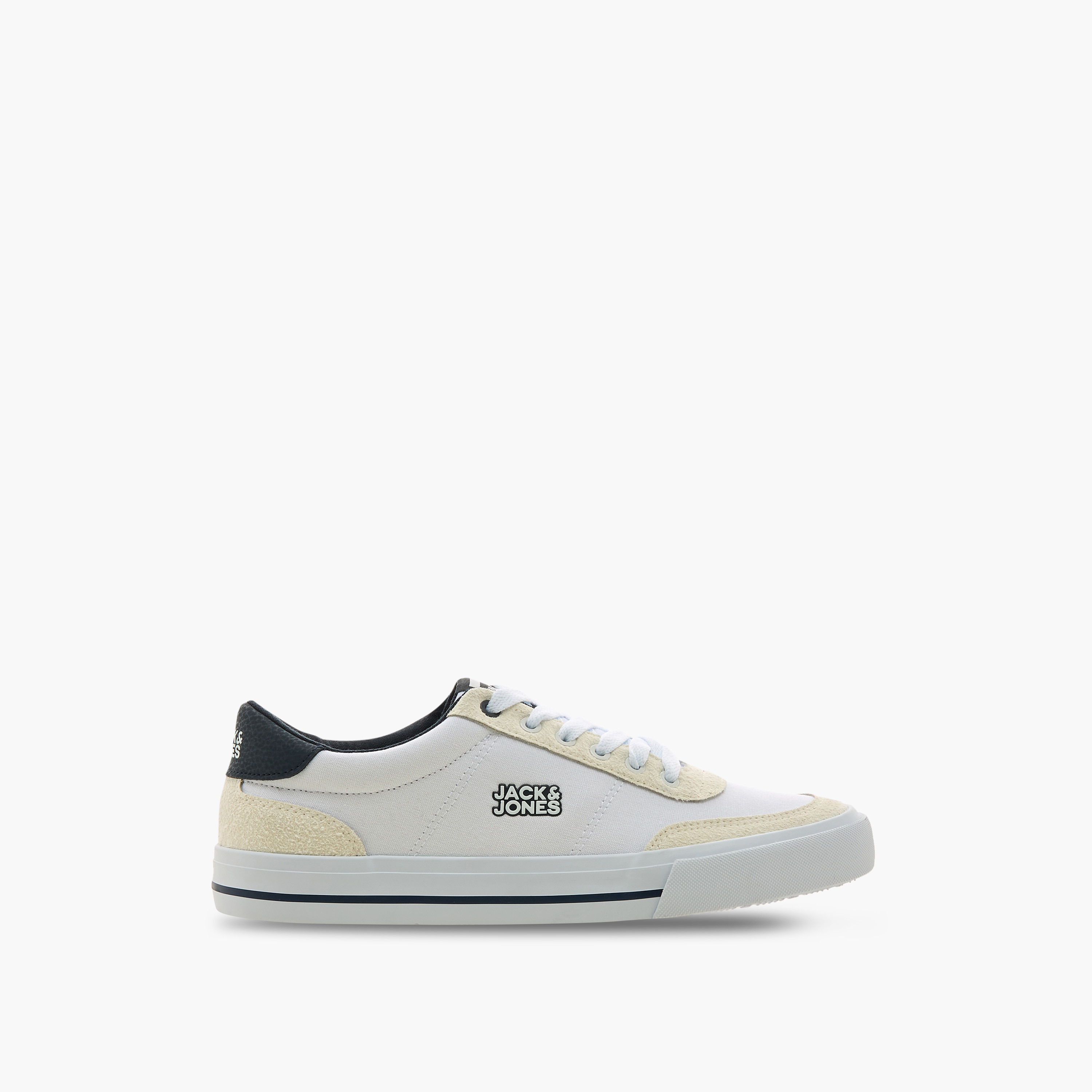 حذاء رياضي رجالي برباط ومنخفض الرقبة من جاك اند جونز | 12270027-men-shoes-sneakers-image-3