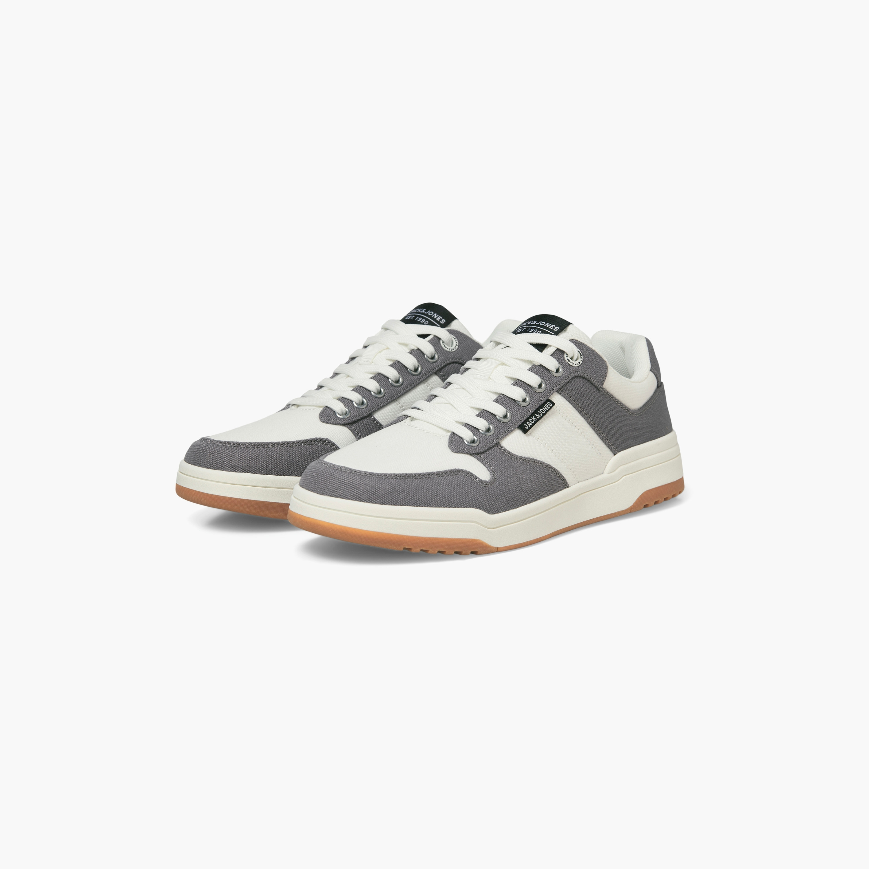 Jack & Jones Men's Lace-Up Low Ankle Sneakers | 12271024-men-shoes-sneakers-image-1