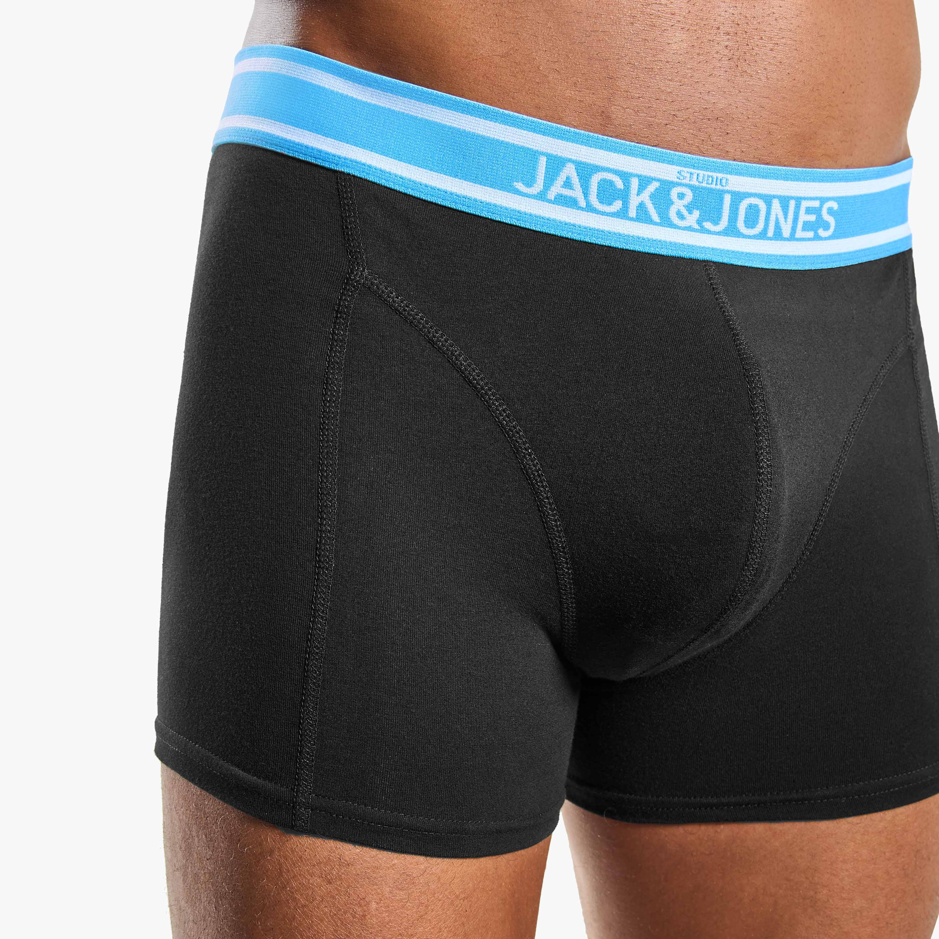 Jack & Jones Pack of 3 Brand Print Elasticated Waistband Men's Trunks-CP_BESTPRICE_EXCLUSION-image-7