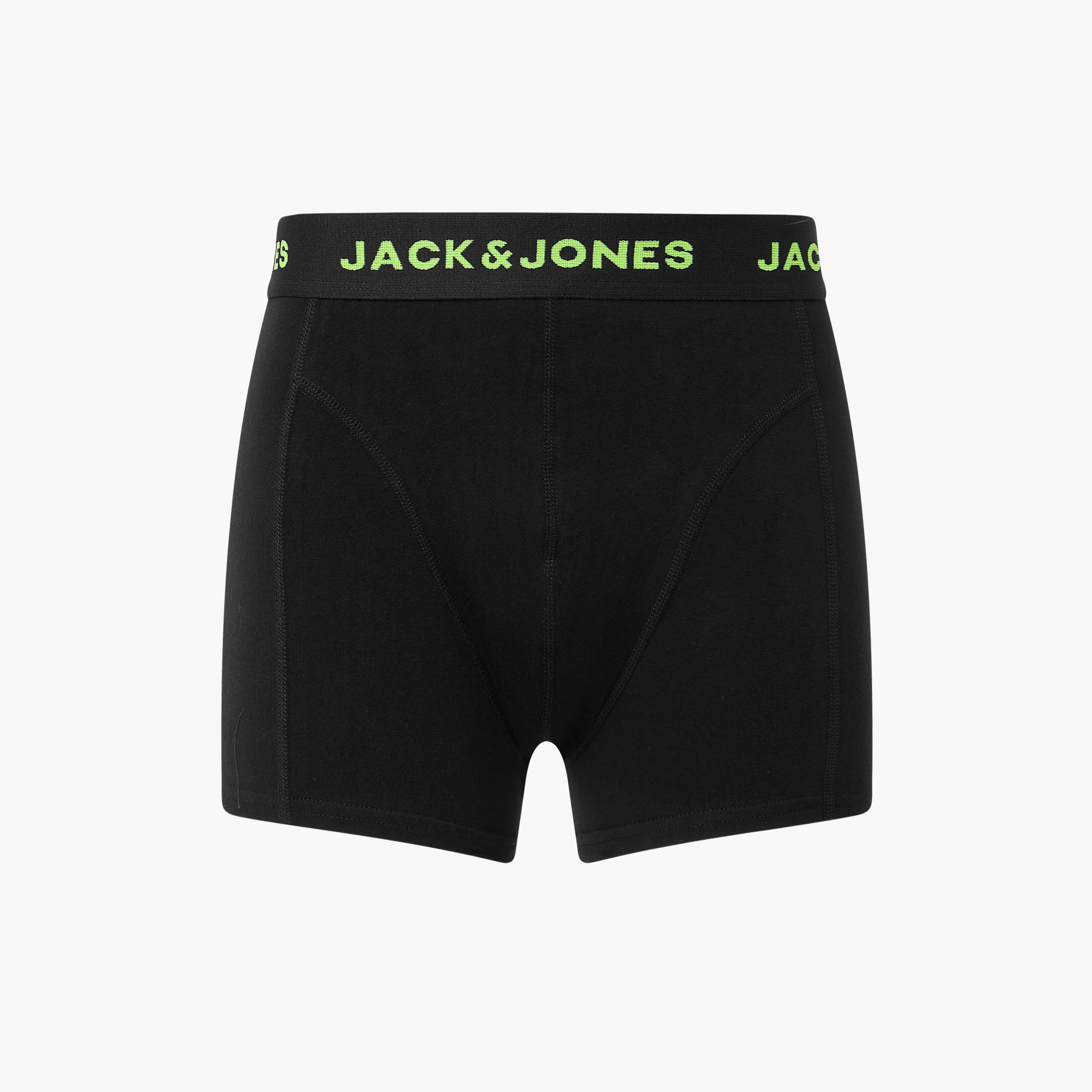 Jack & Jones Pack of 3 Brand Print Waistband Men's Trunks-men-clothing-innerwear-underwear-image-10