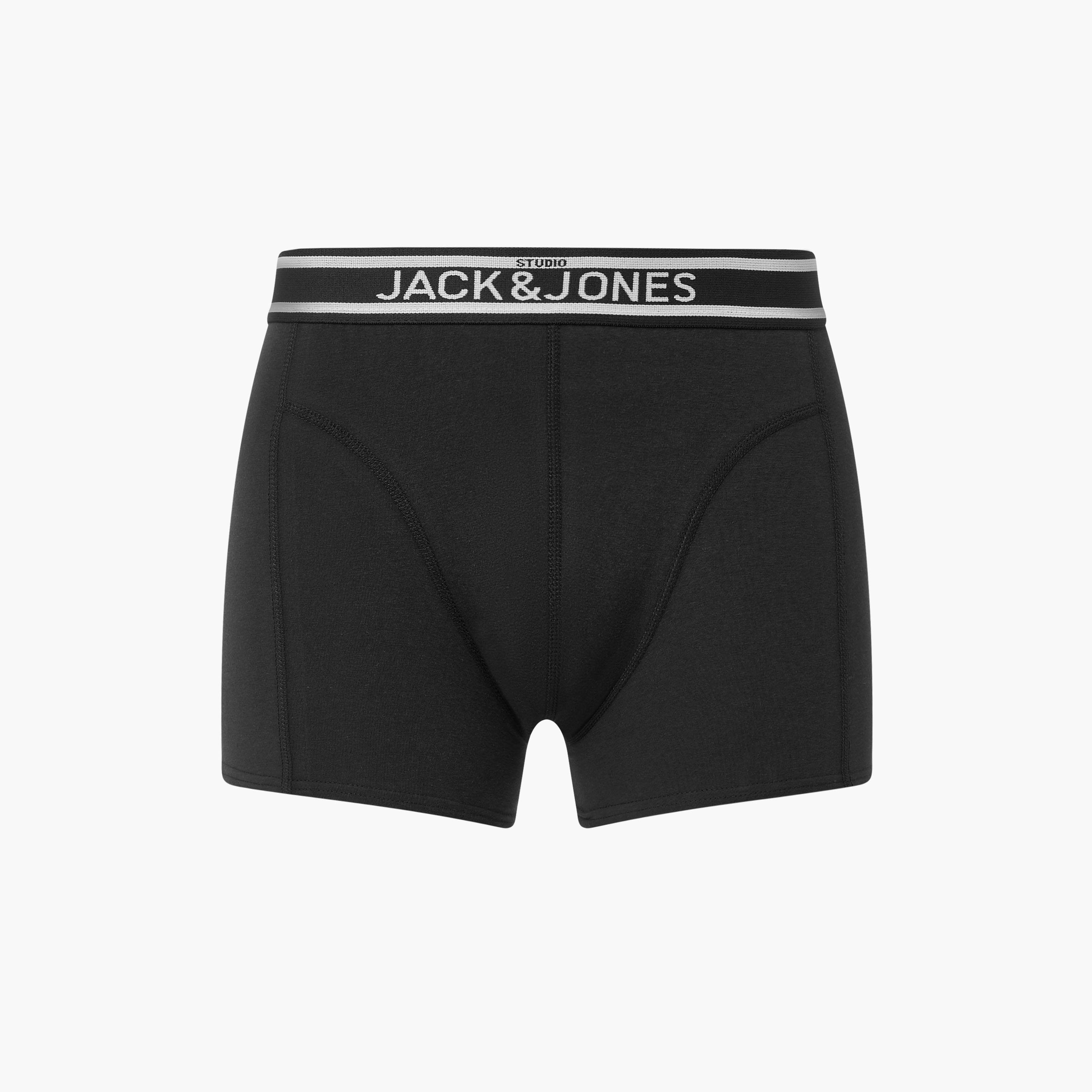 مجموعة من 3 سراويل بوكسر رجالية مطبوعة بعلامة تجارية مع حزام خصر من جاك اند جونز-men-clothing-innerwear-underwear-image-11
