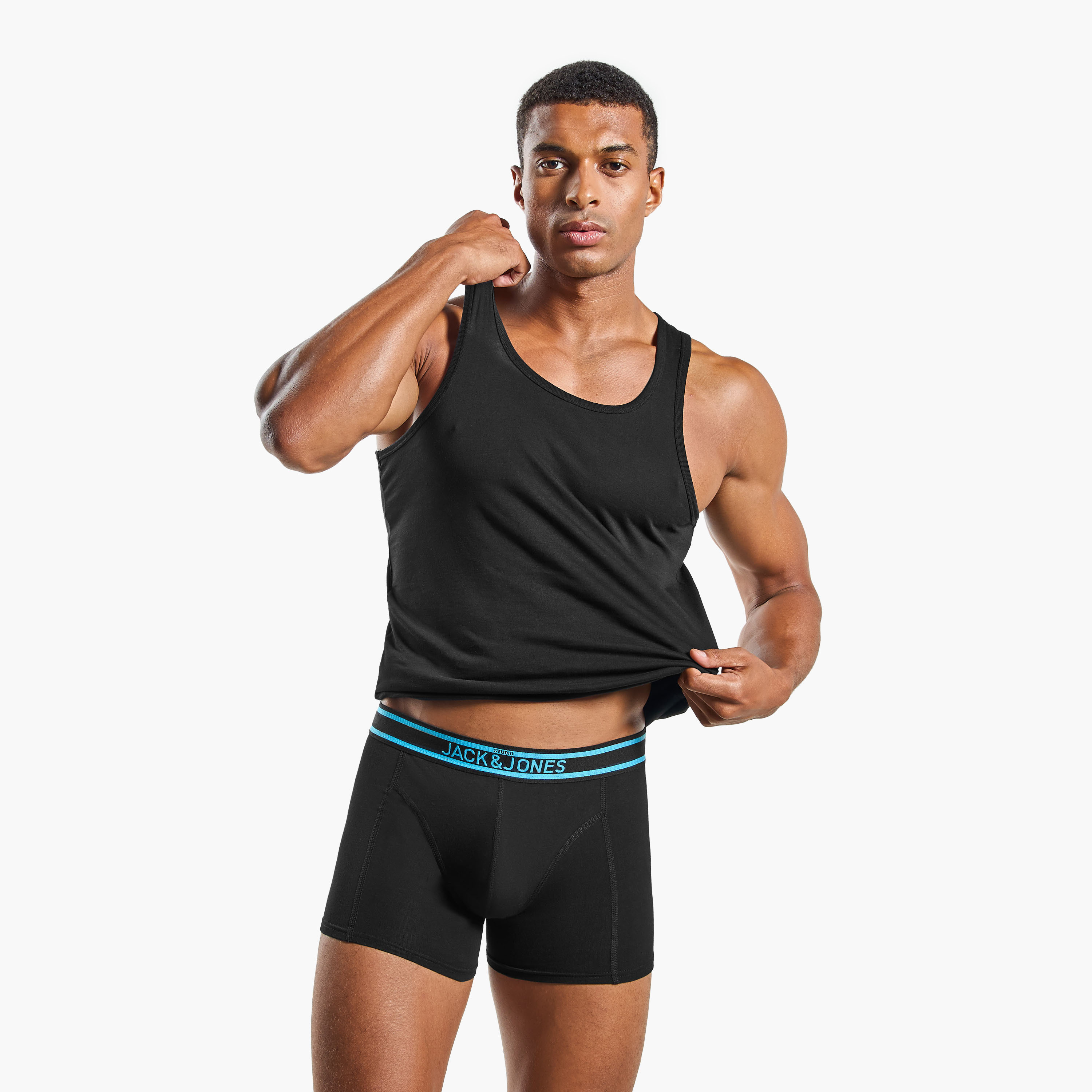 Jack & Jones Pack of 3 Brand Print Elasticated Waistband Men's Trunks-CP_BESTPRICE_EXCLUSION-image-6