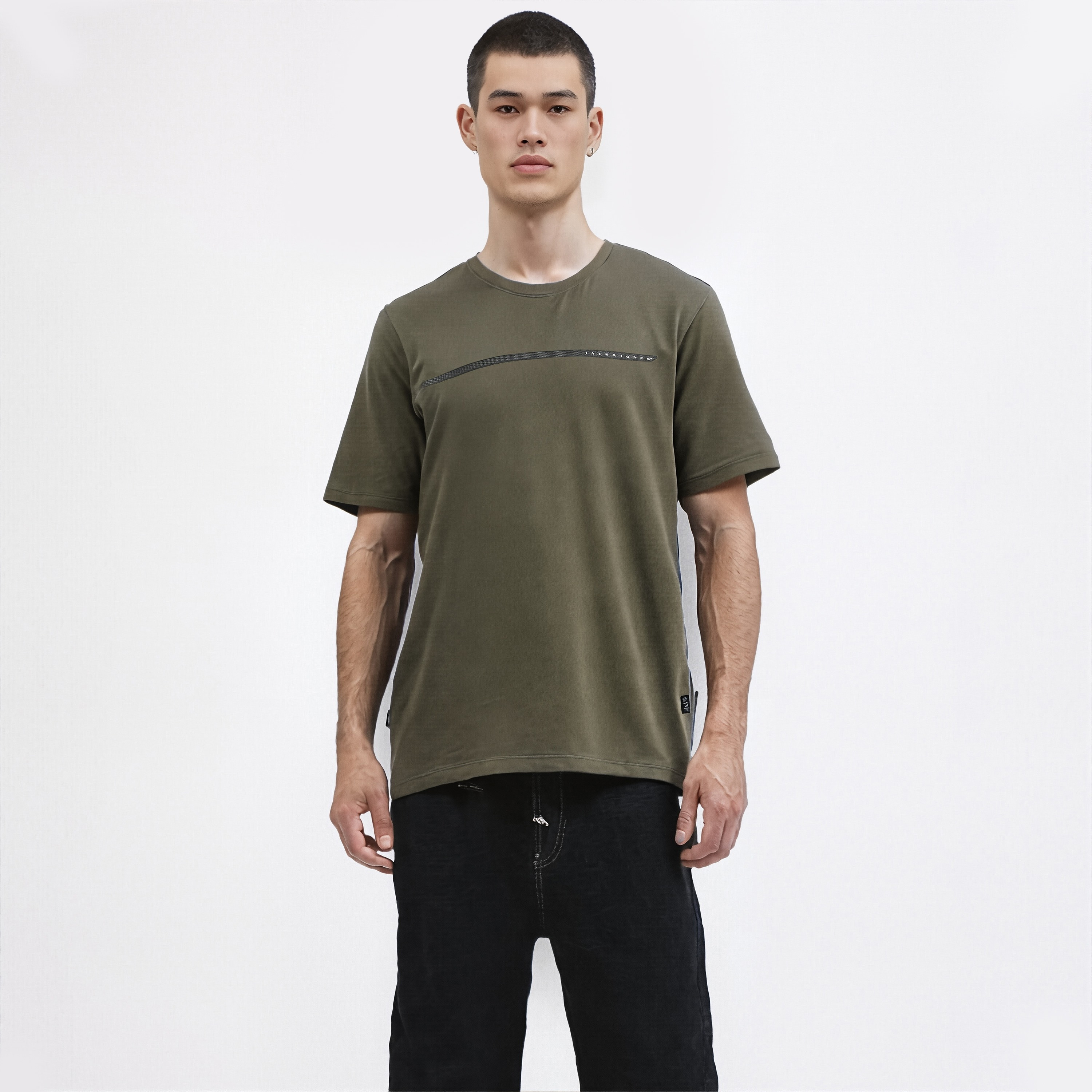 Jack & Jones Logo Crew Neck Short Sleeves Men's T-Shirt-men-clothing-tshirtsandpolos-tshirts-image-29