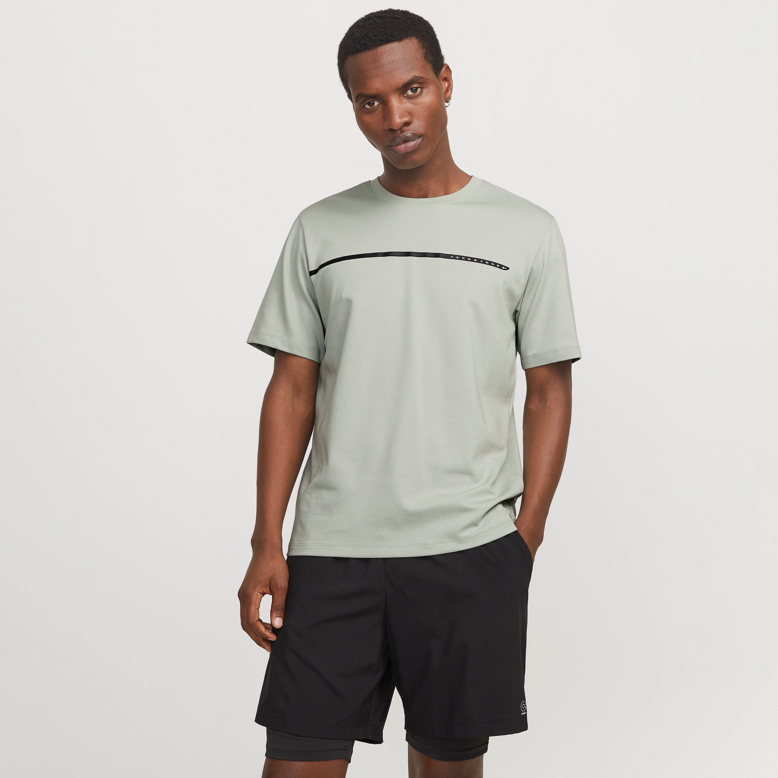Jack & Jones Logo Crew Neck Short Sleeves Men's T-Shirt-men-clothing-tshirtsandpolos-tshirts-image-1
