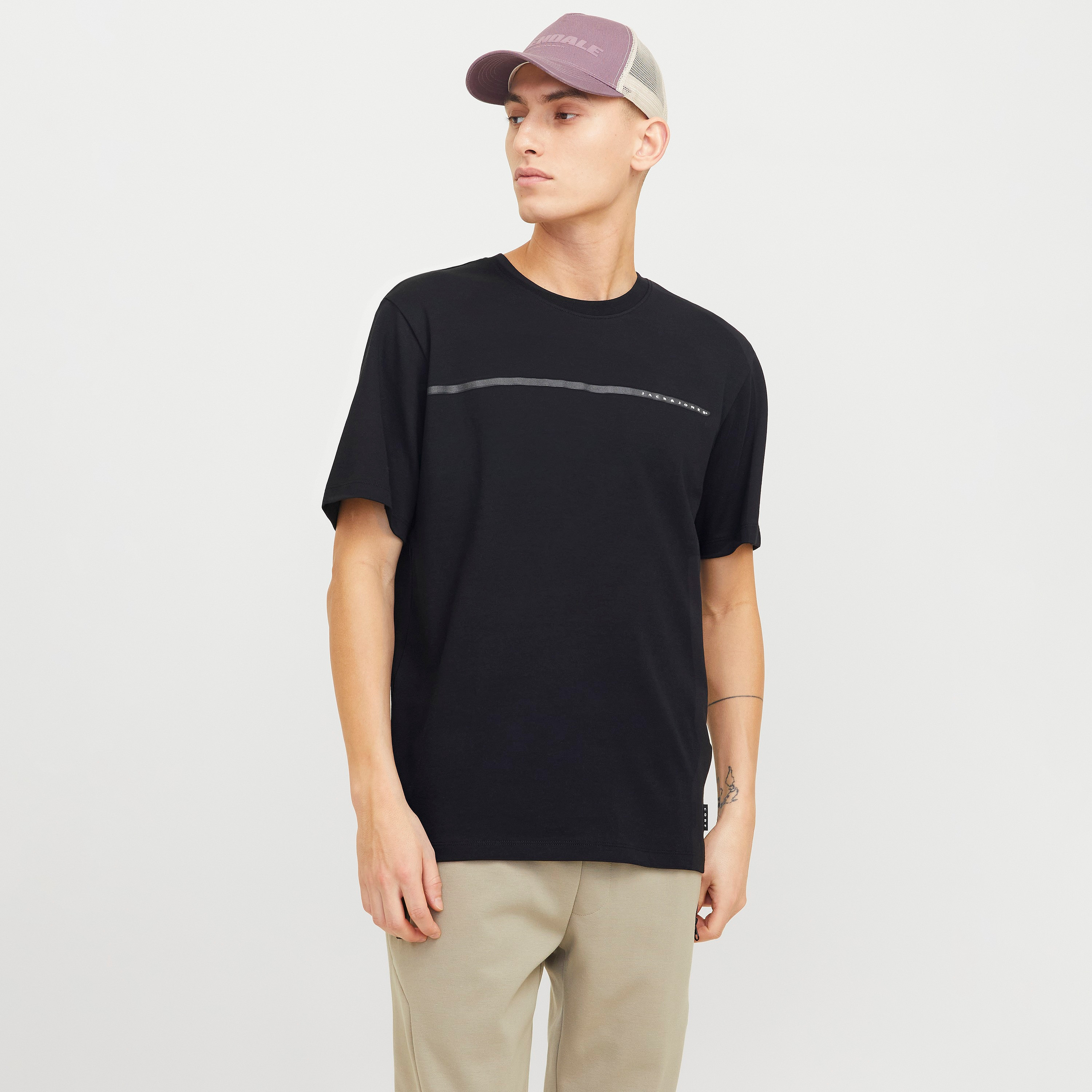 Jack & Jones Logo Crew Neck Short Sleeves Men's T-Shirt-men-clothing-tshirtsandpolos-tshirts-image-8