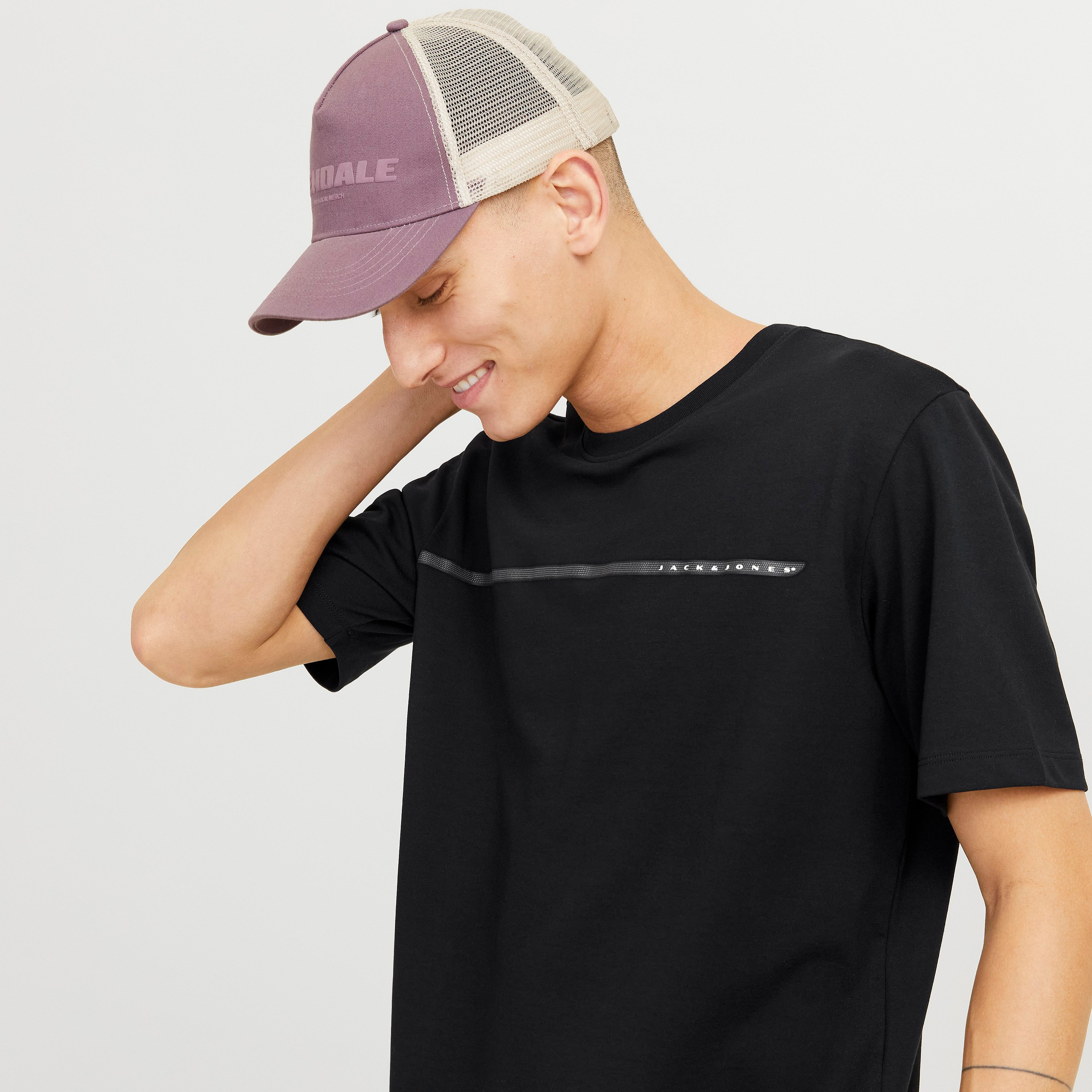 Jack & Jones Logo Crew Neck Short Sleeves Men's T-Shirt-men-clothing-tshirtsandpolos-tshirts-image-10