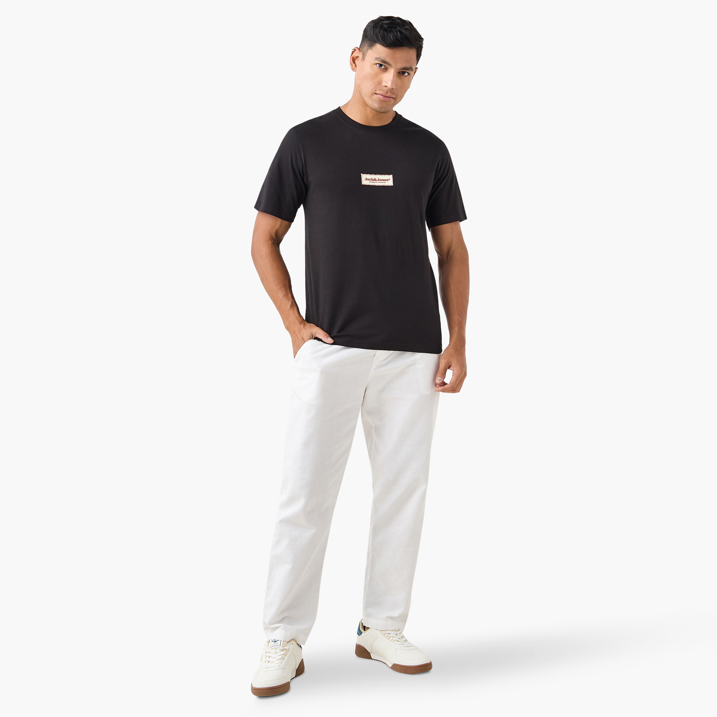 Jack & Jones Branding Crew Neck Short Sleeves Men's T-Shirt-men-clothing-tshirtsandpolos-tshirts-image-2