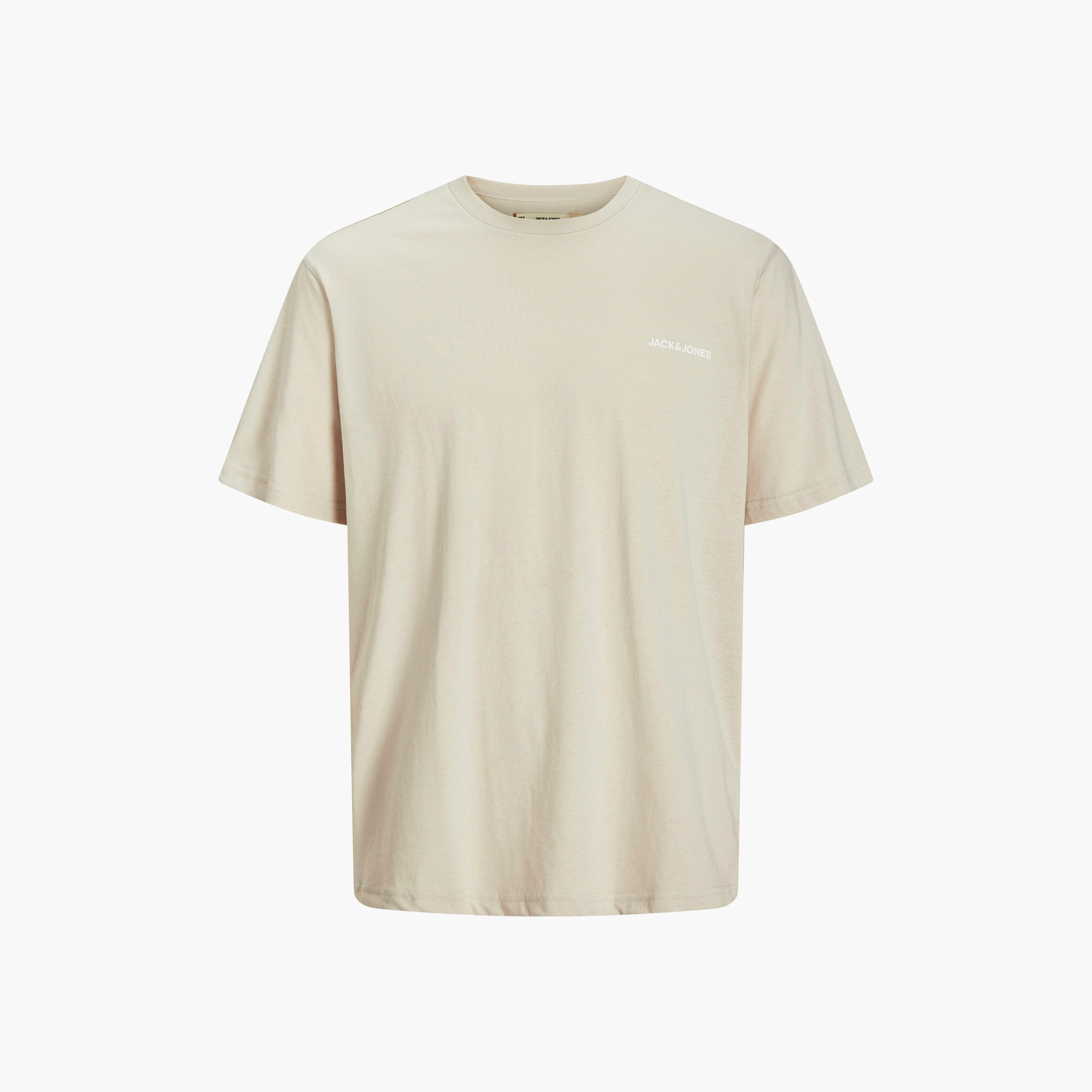 تي شيرت وبنطلون من قطعتين بأكمام قصيرة وياقة دائرية وشعار من جاك اند جونز-men-clothing-nightwear-pyjamaandshorts-image-6
