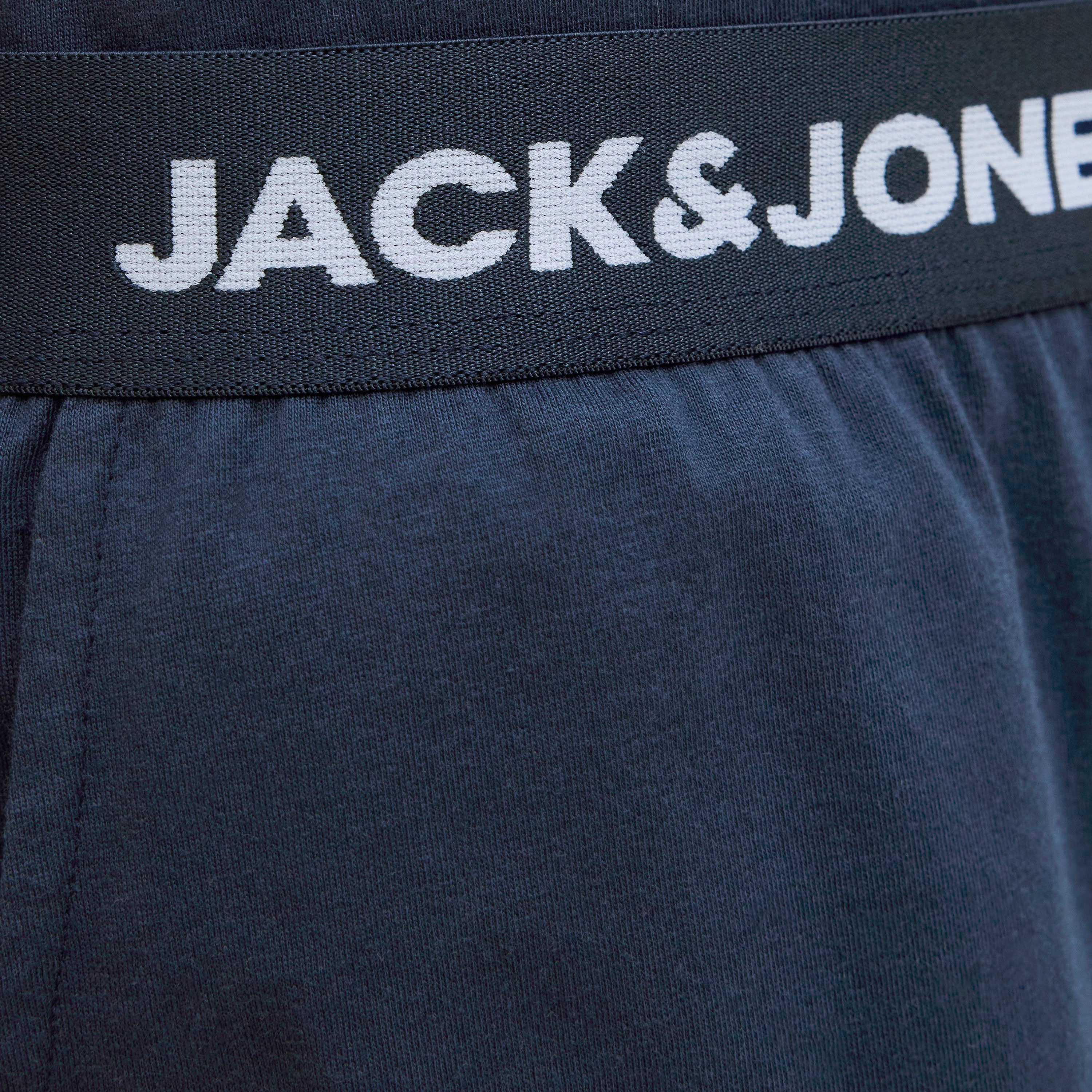 Jack & Jones Plain Round Neck Short Sleeves Men's T-Shirt & Shorts Set-men-clothing-nightwear-sets-image-6