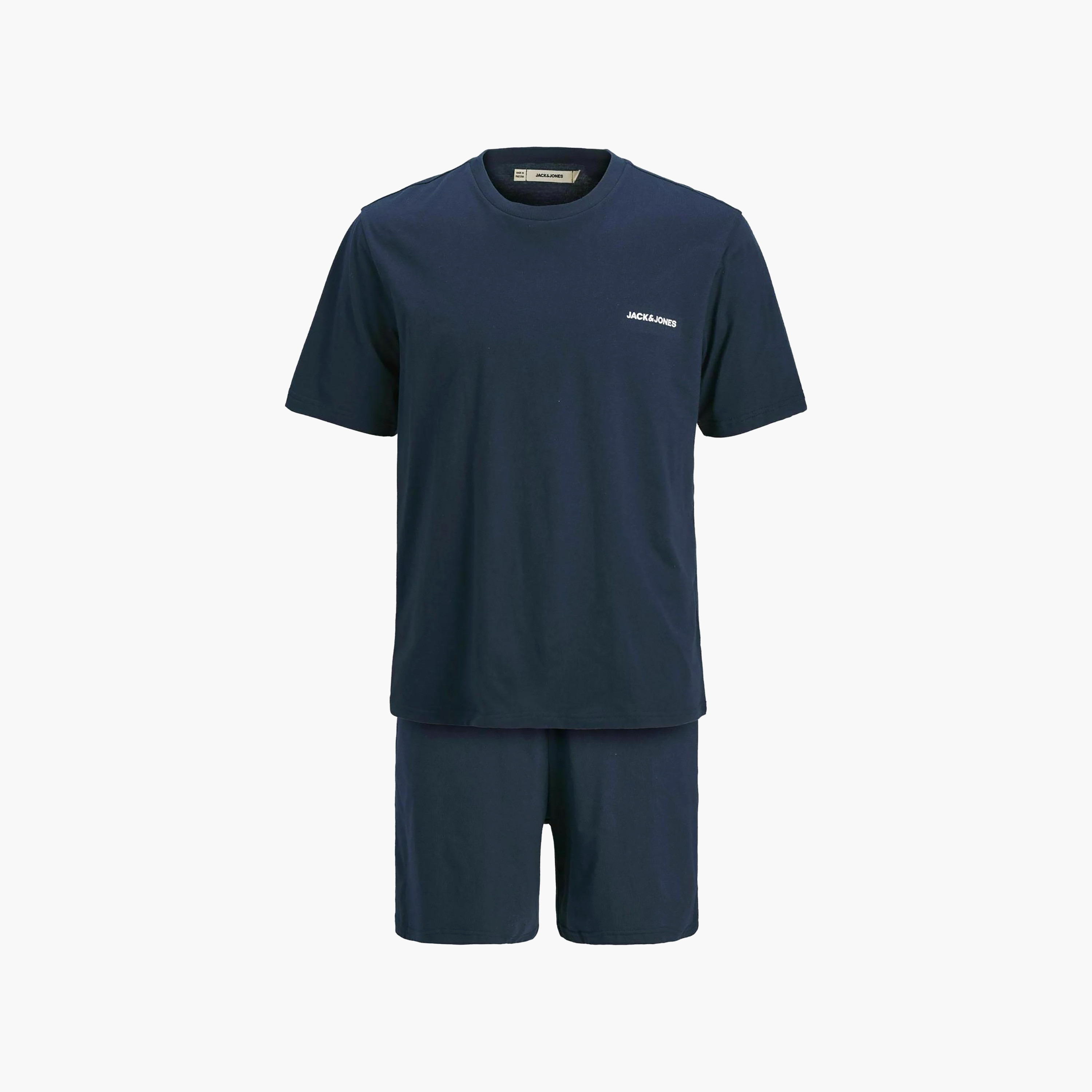 قمصان وشورت رجالي بأكمام قصيرة بياقة دائرية من جاك & جونز-men-clothing-nightwear-sets-image-46