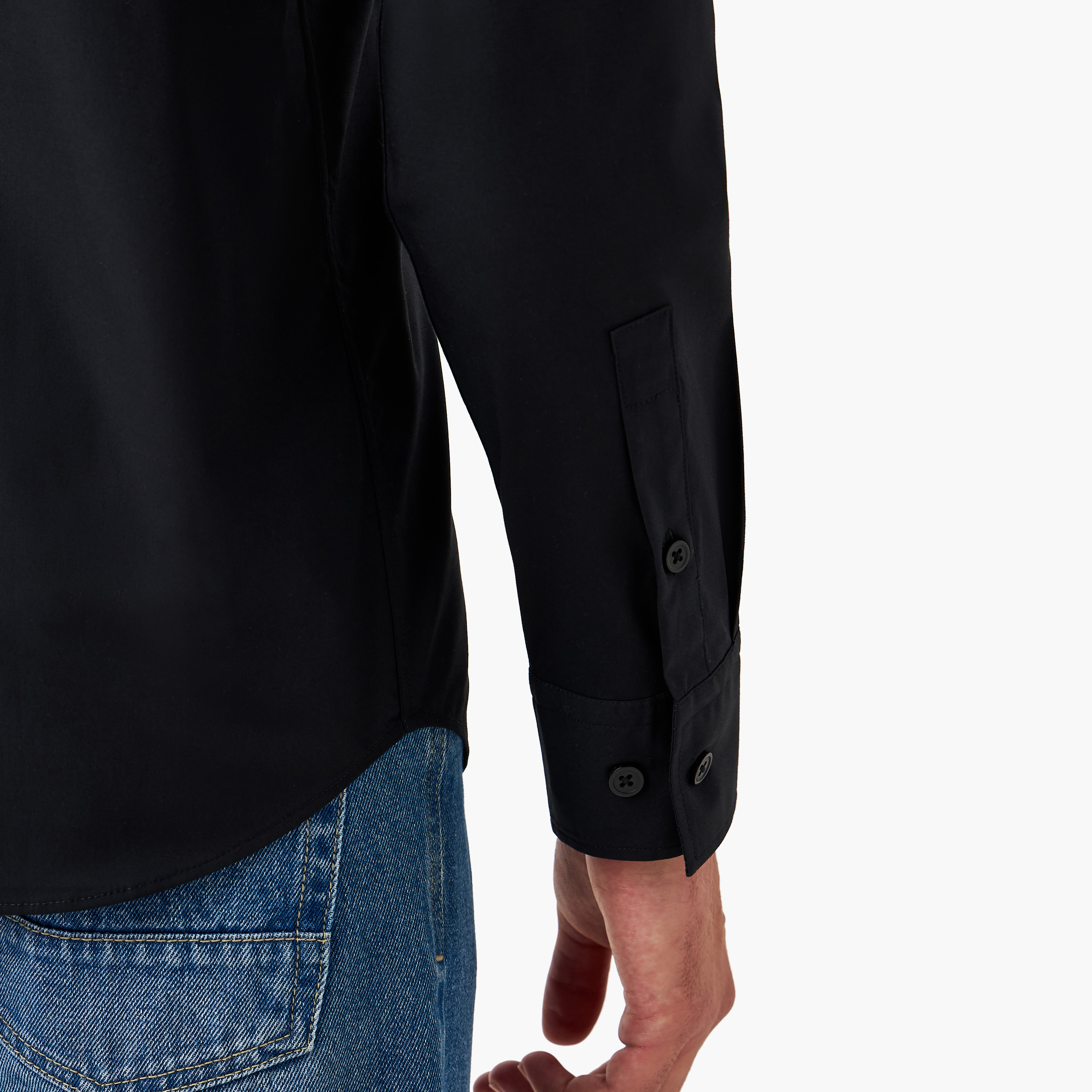 قميص جاك آند جونز للرجال ذو الياقة المدببة والأكمام الطويلة المريحة-men-clothing-shirts-image-9