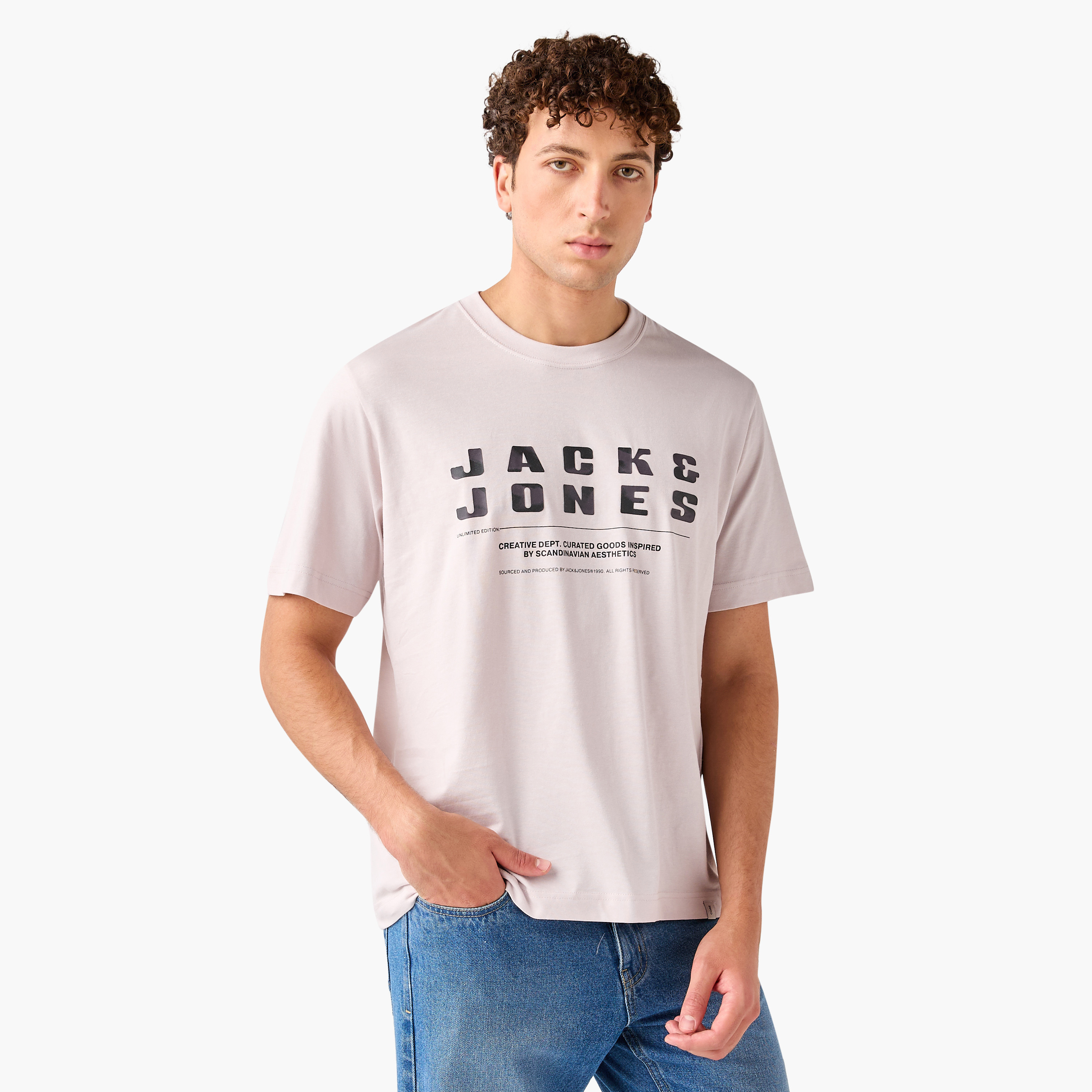 Jack & Jones Logo Crew Neck Short Sleeves Men's T-Shirt-men-clothing-tshirtsandpolos-tshirts-image-11
