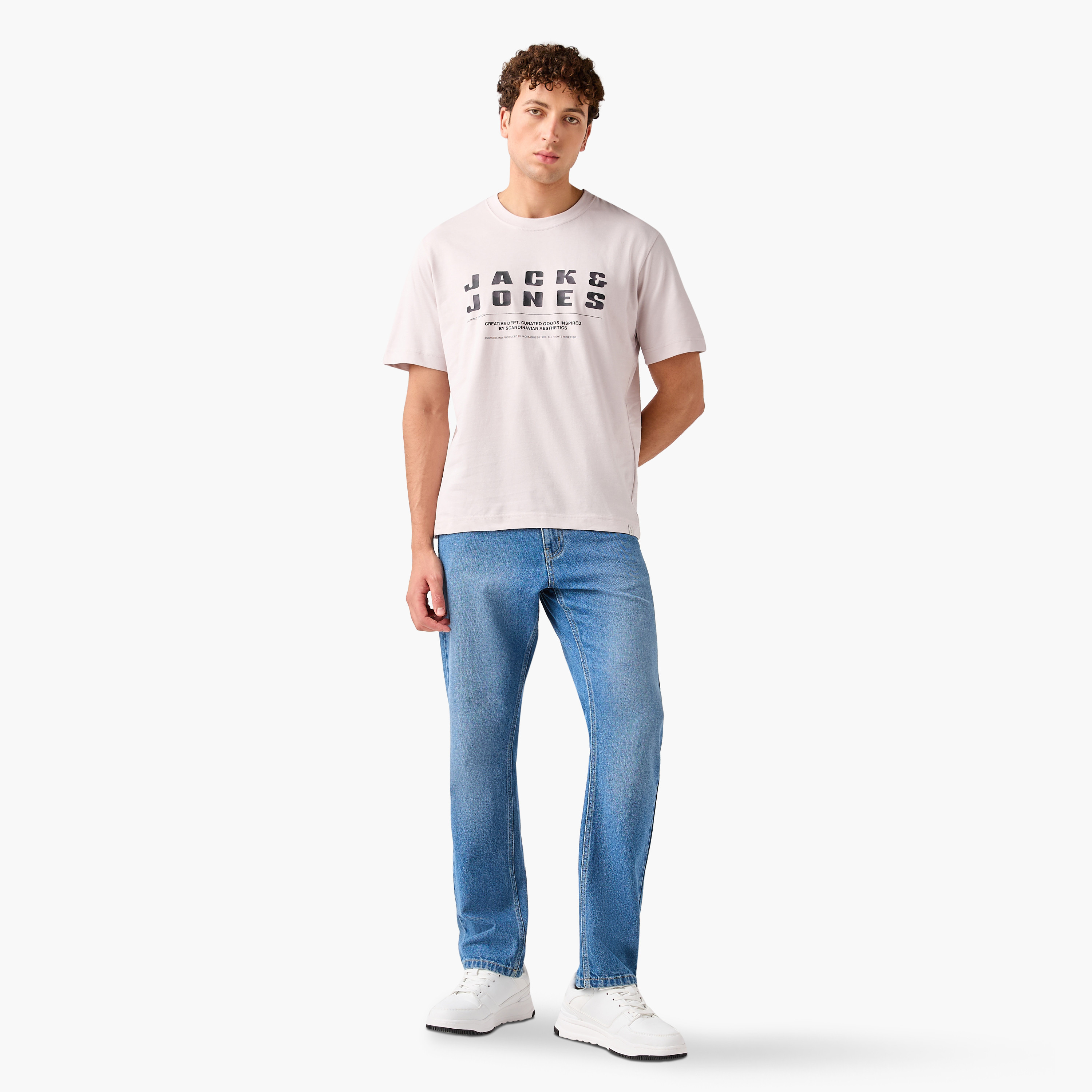 Jack & Jones Logo Crew Neck Short Sleeves Men's T-Shirt-men-clothing-tshirtsandpolos-tshirts-image-12