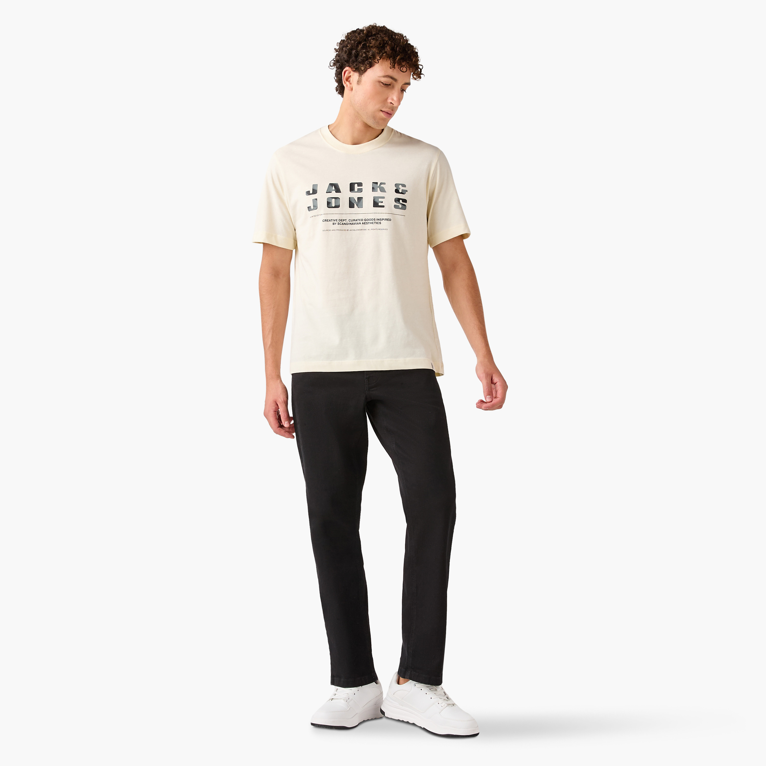 Jack & Jones Logo Crew Neck Short Sleeves Men's T-Shirt-men-clothing-tshirtsandpolos-tshirts-image-17