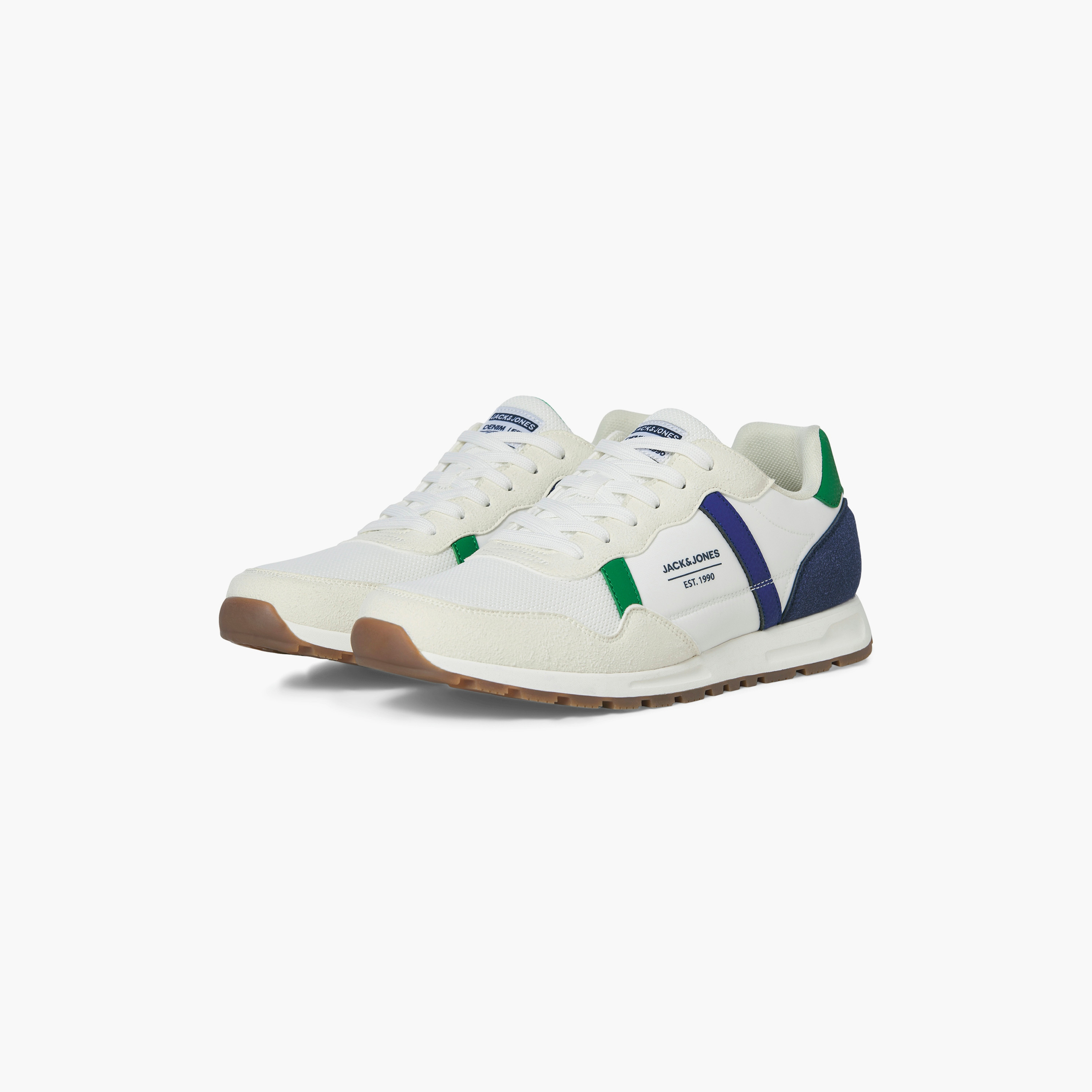 Jack & Jones Men's Lace-Up Low Top Sneakers | 12274764-men-shoes-sneakers-image-1
