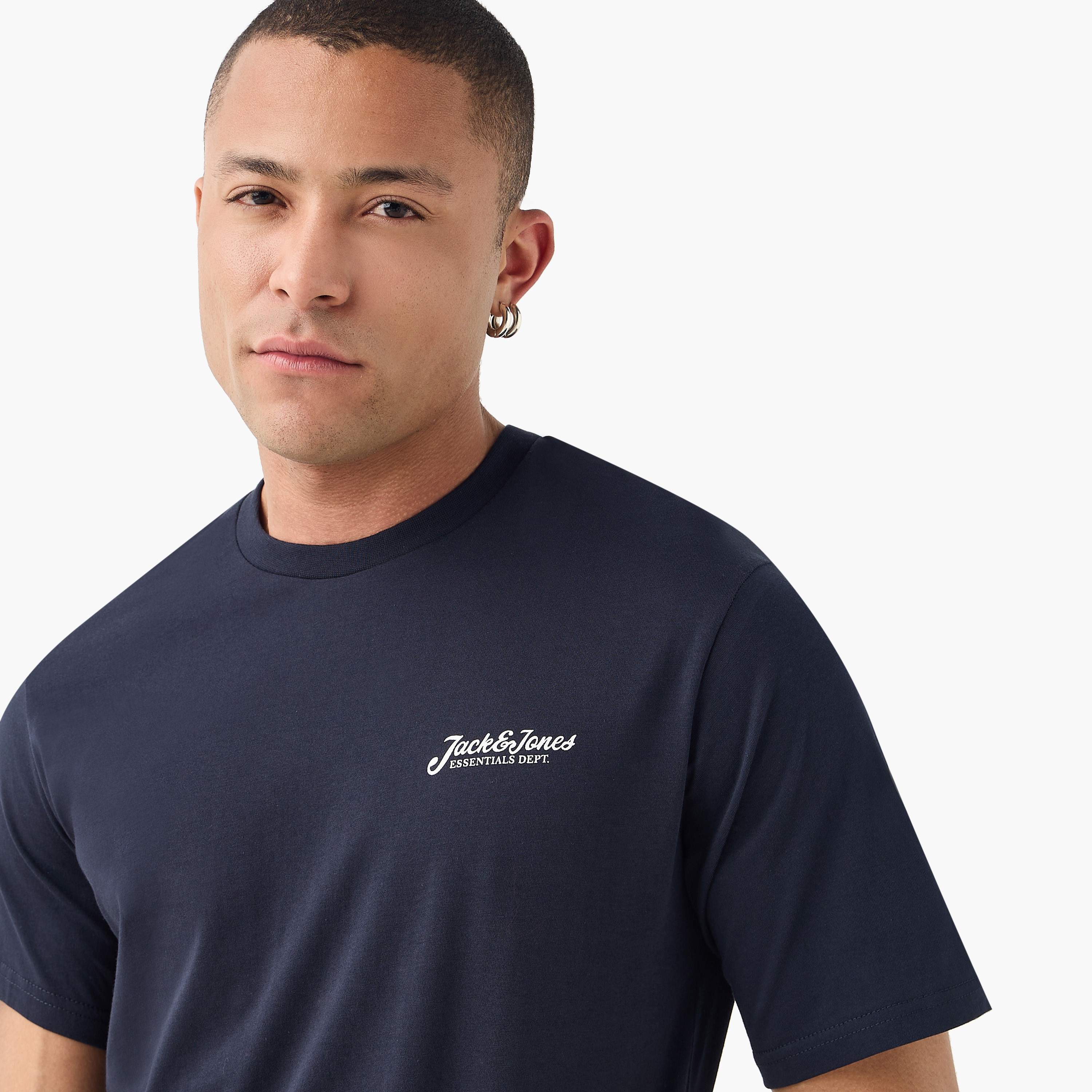 Jack & Jones Logo Crew Neck Short Sleeves Men's T-Shirt-men-clothing-tshirtsandpolos-tshirts-image-10