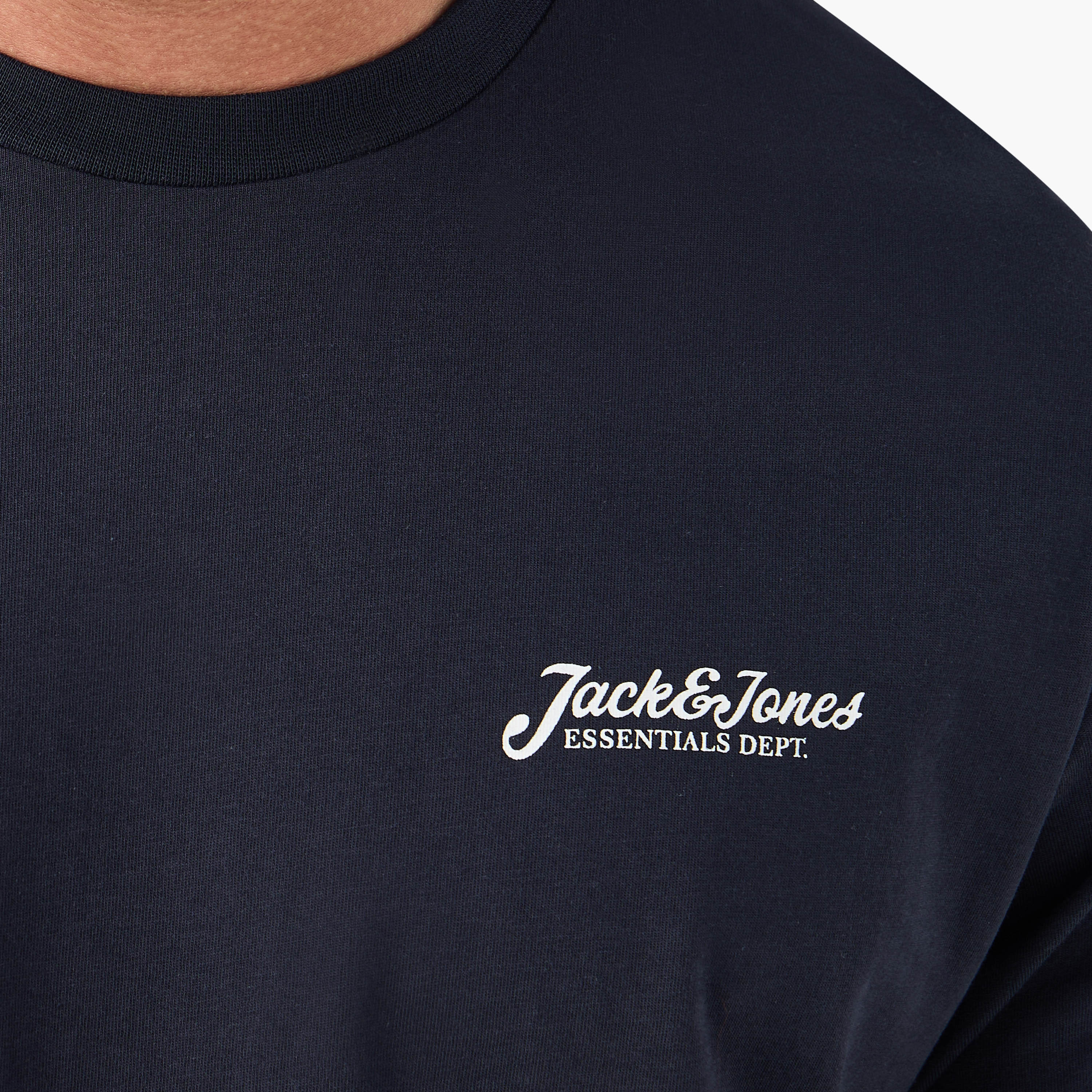 Jack & Jones Logo Crew Neck Short Sleeves Men's T-Shirt-men-clothing-tshirtsandpolos-tshirts-image-11