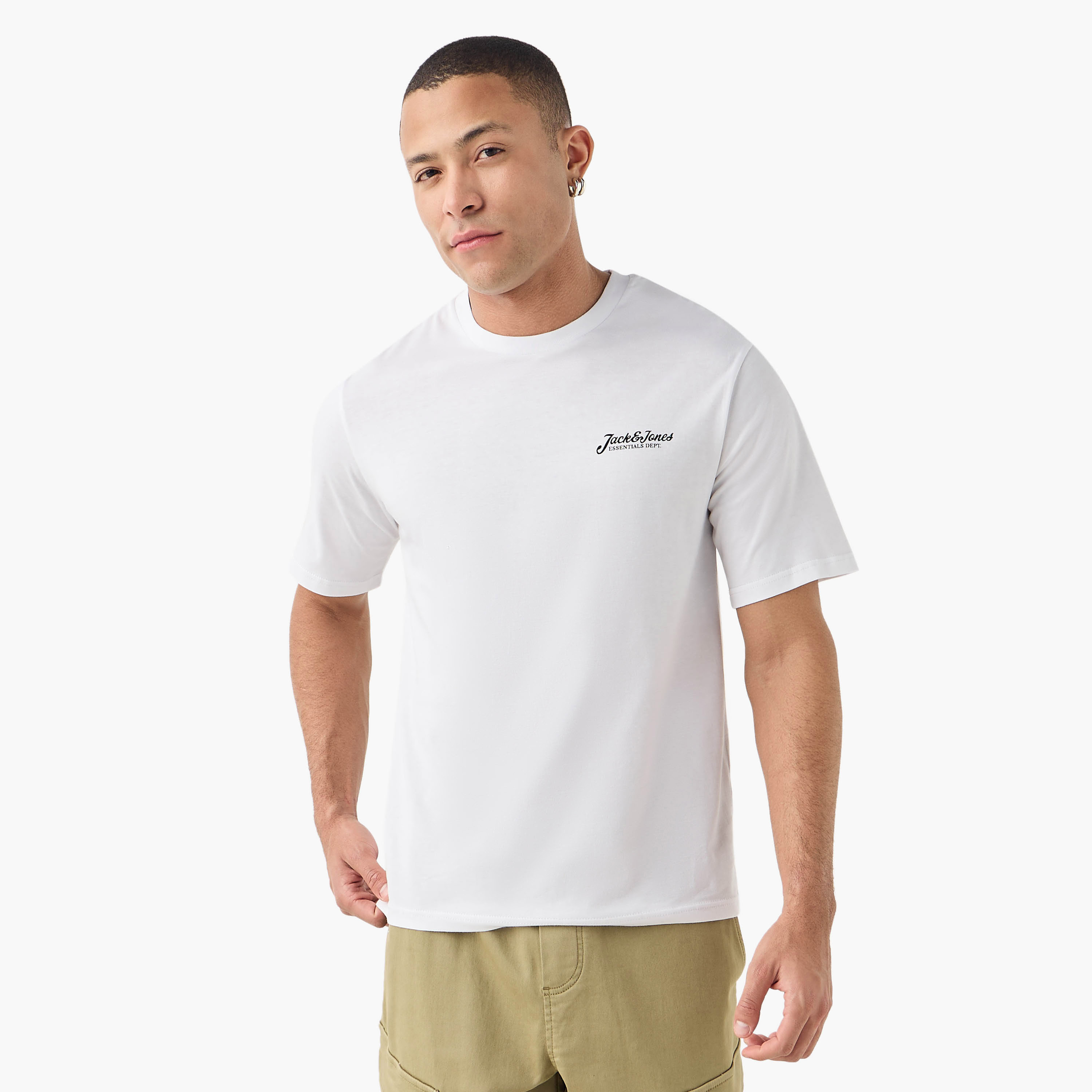 Jack & Jones Logo Crew Neck Short Sleeves Men's T-Shirt-men-clothing-tshirtsandpolos-tshirts-image-12