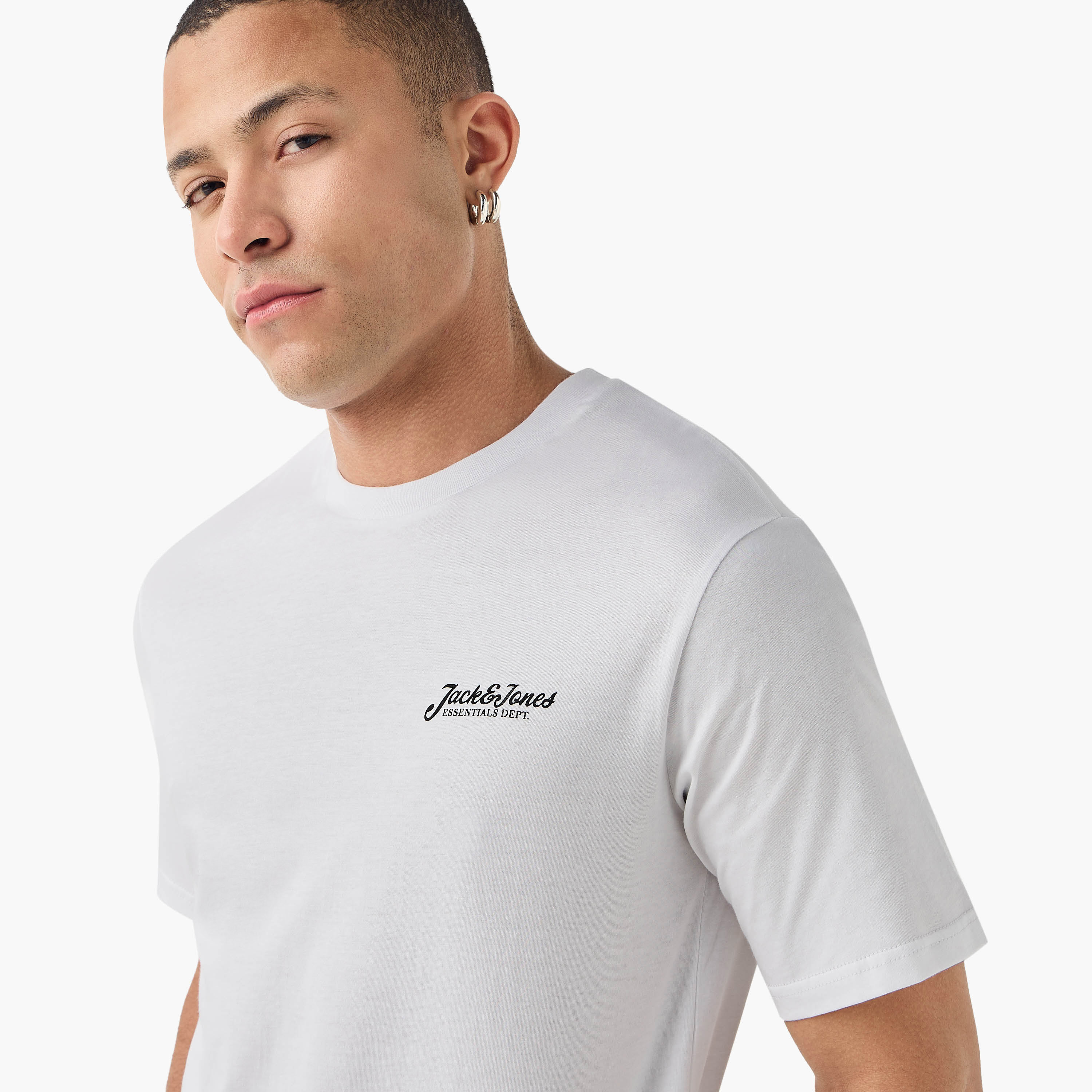Jack & Jones Logo Crew Neck Short Sleeves Men's T-Shirt-men-clothing-tshirtsandpolos-tshirts-image-15
