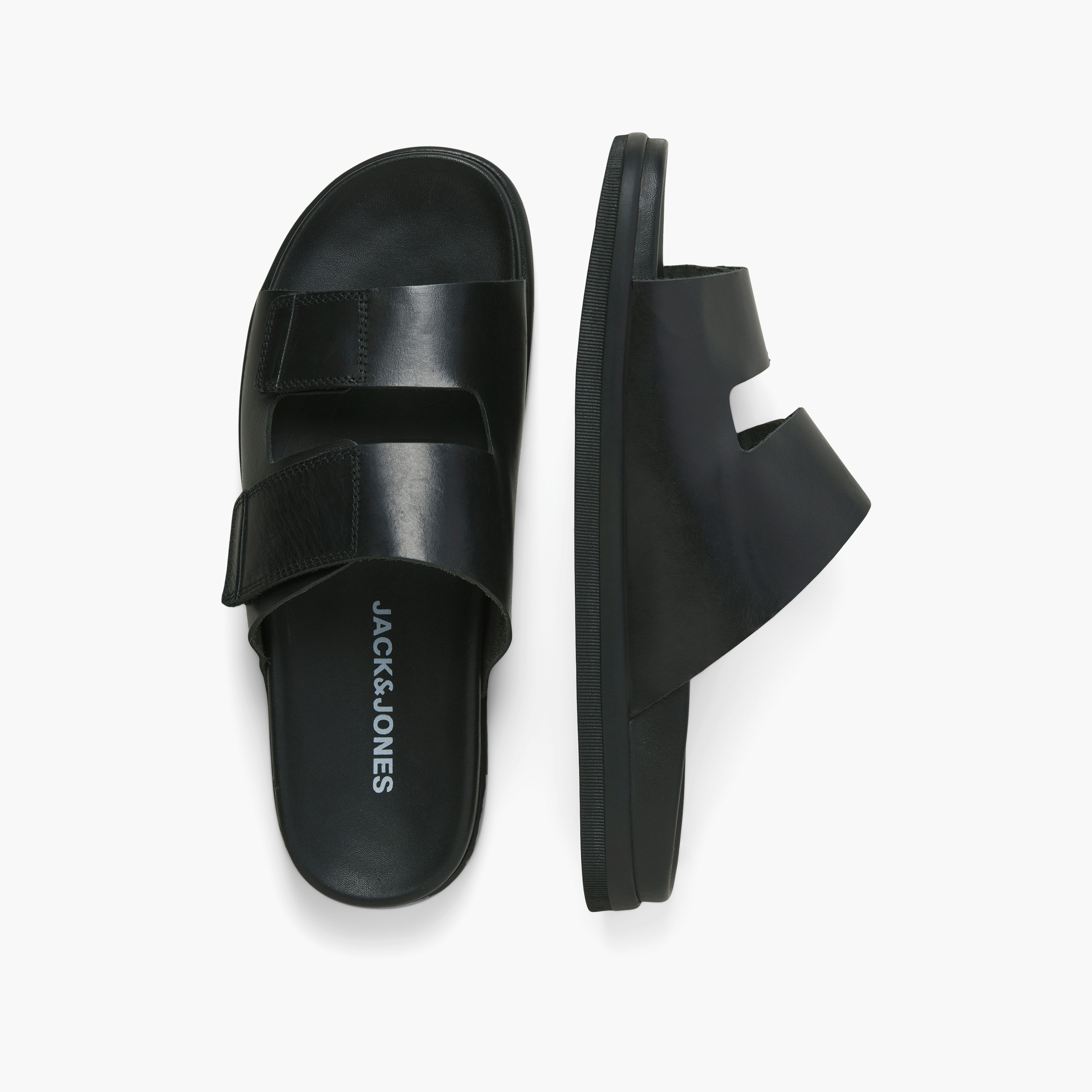 Jack & Jones Men's Velcro Arabic Sandals | 12275276-men-shoes-sandals-image-3