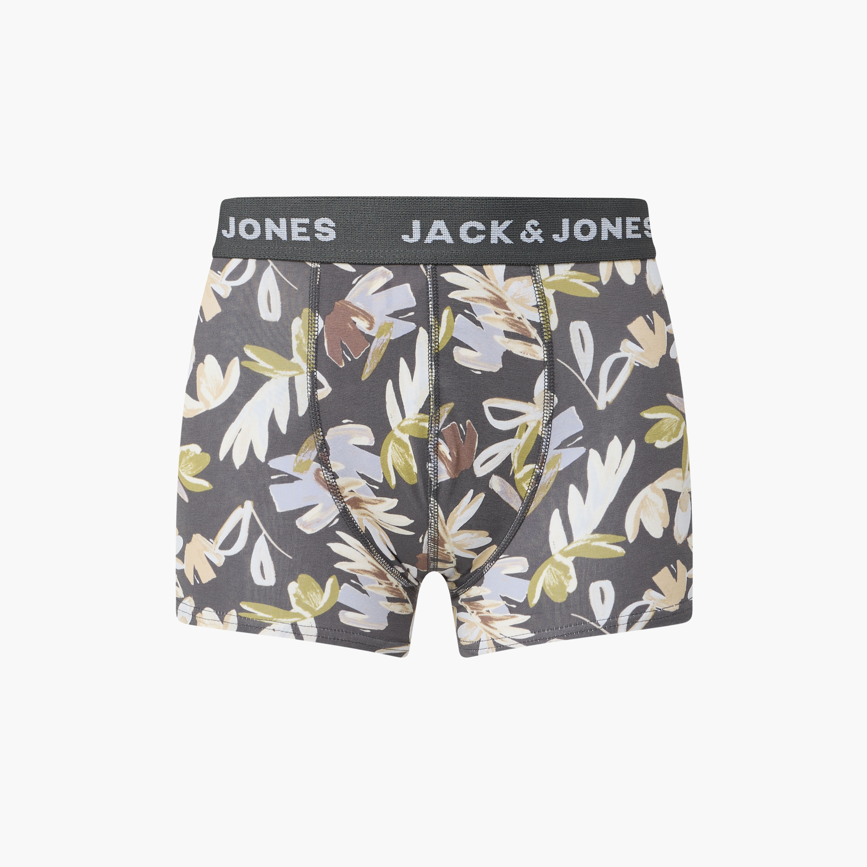 Jack & Jones Pack of 2 Brand Print Elasticated Waistband Men's Trunks-men-clothing-innerwear-underwear-image-8