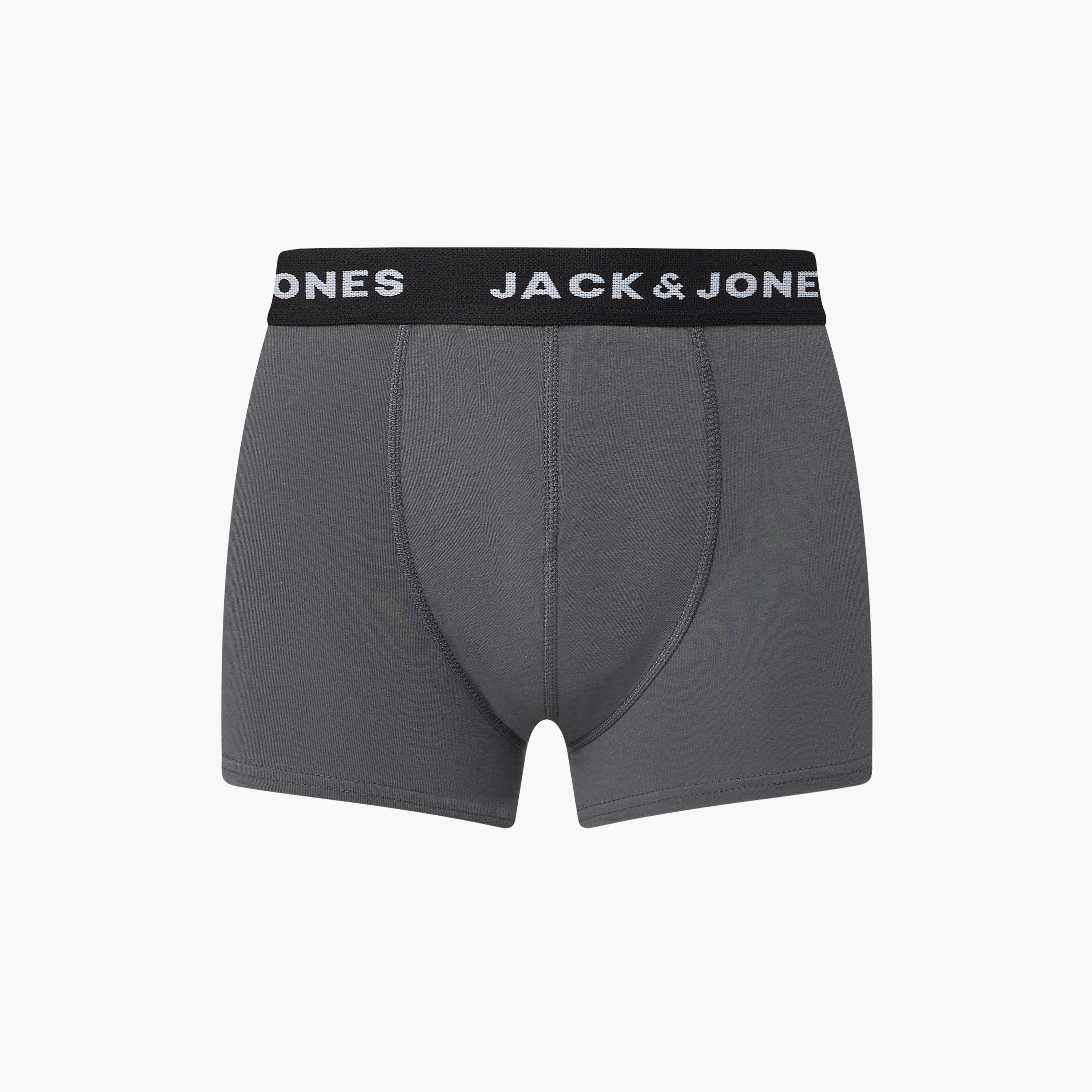 Jack & Jones Pack of 2 Brand Print Elasticated Waistband Men's Trunks-men-clothing-innerwear-underwear-image-9