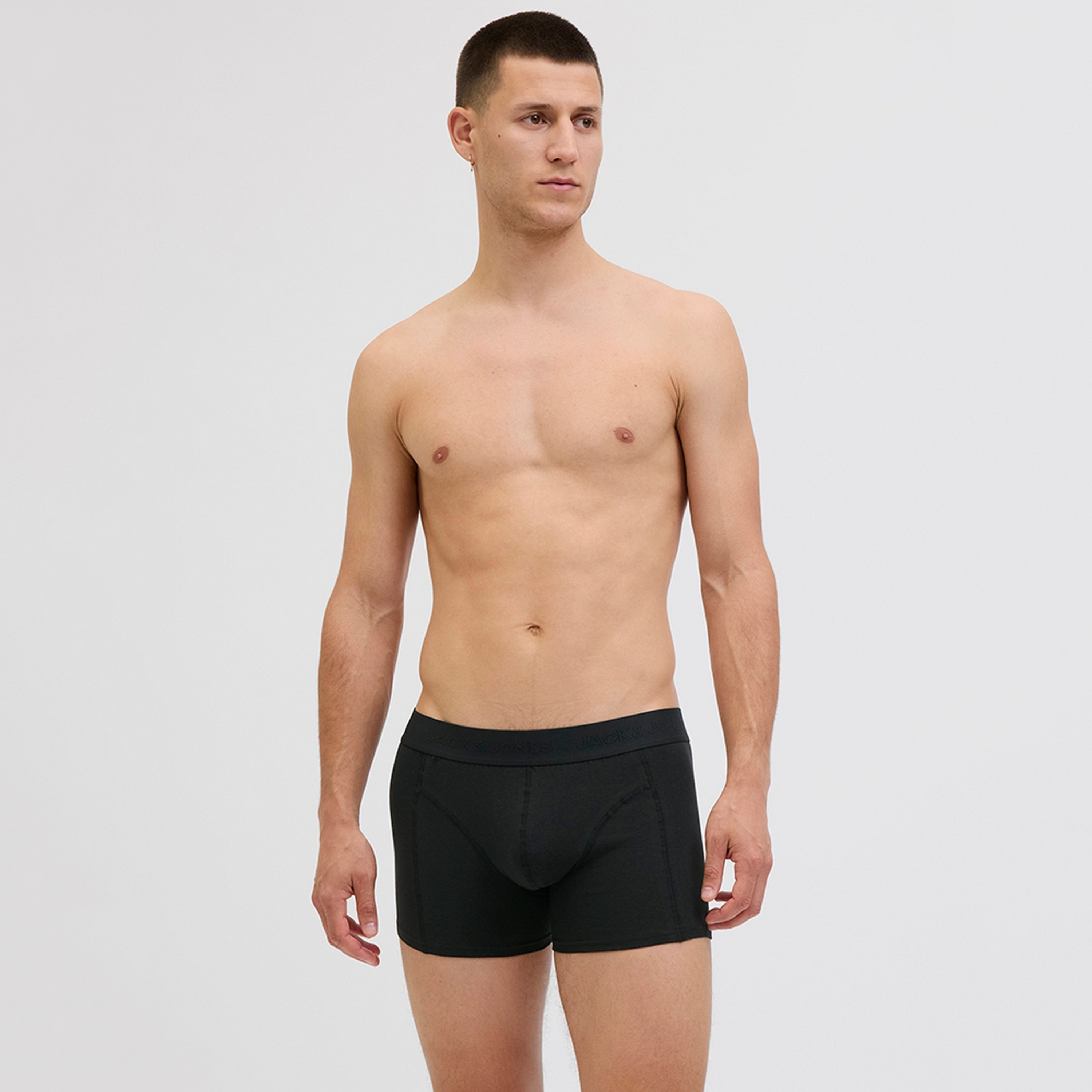 Jack & Jones Pack of 3 Brand Print Waistband Trunks-men-clothing-innerwear-underwear-image-4
