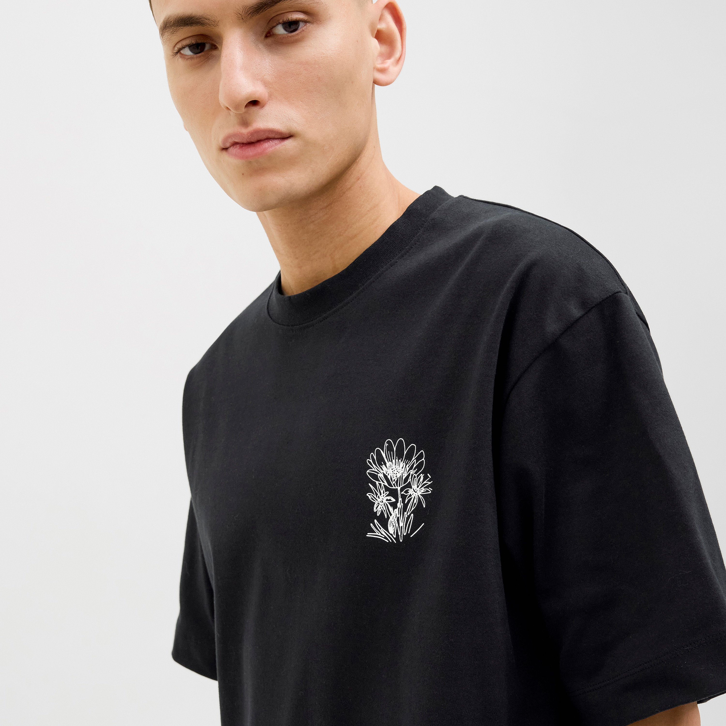 Jack & Jones Printed Crew Neck Short Sleeves Men's T-Shirt-men-clothing-tshirtsandpolos-tshirts-image-3