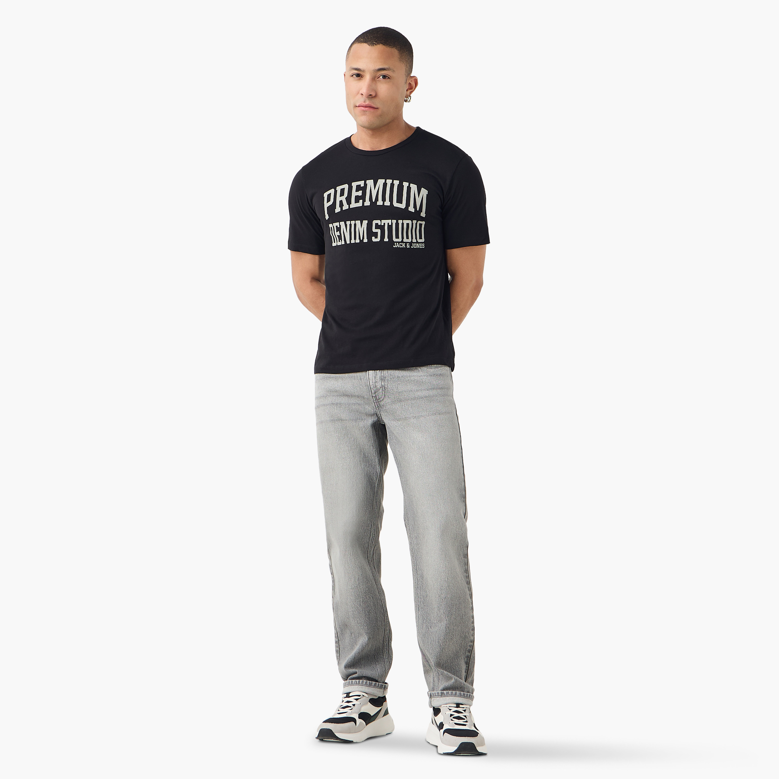 Jack & Jones Printed Round Neck Short Sleeves Men's T-Shirt-men-clothing-tshirtsandpolos-tshirts-image-2