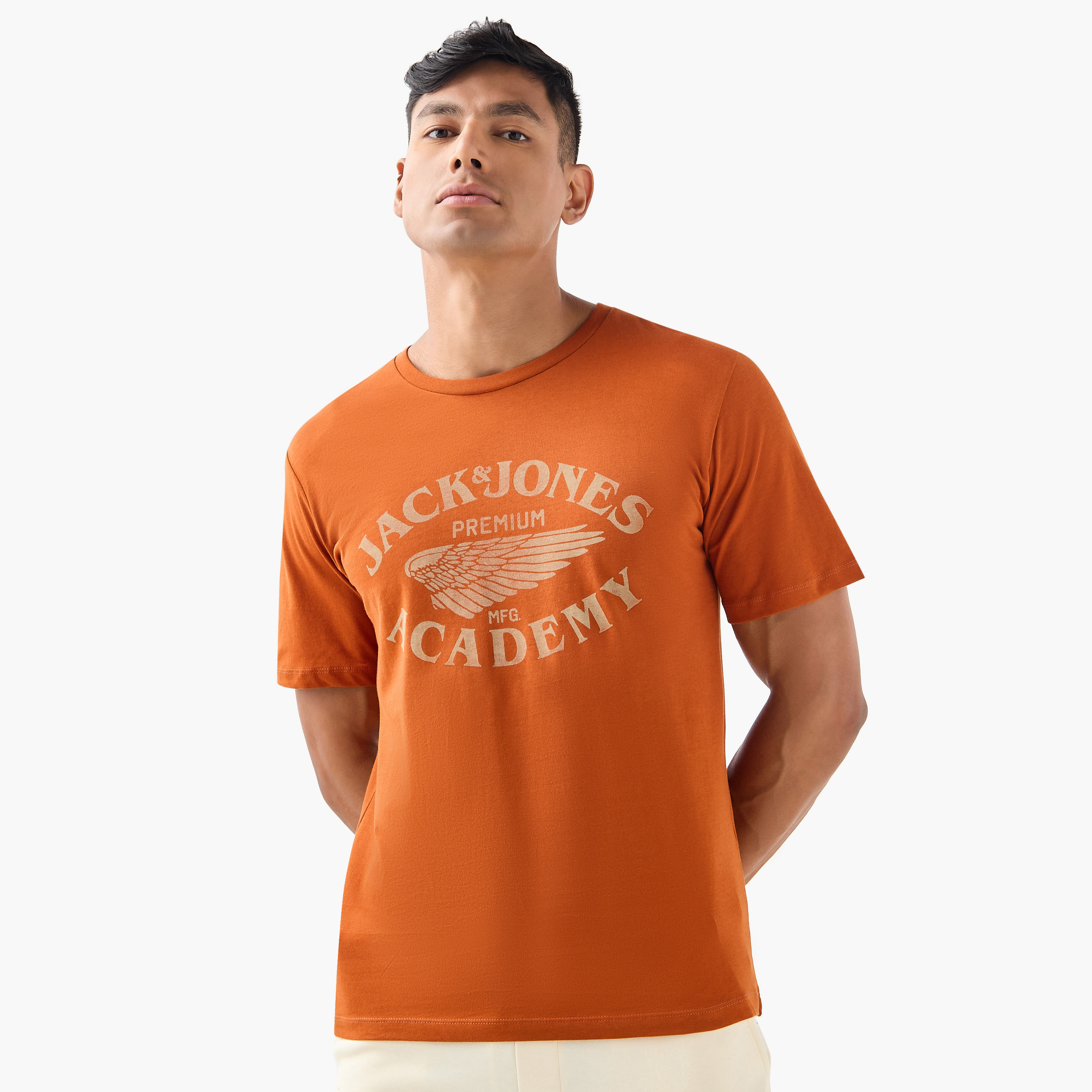 Jack & Jones Printed Crew Neck Short Sleeves Men's T-Shirt-men-clothing-tshirtsandpolos-tshirts-image-11