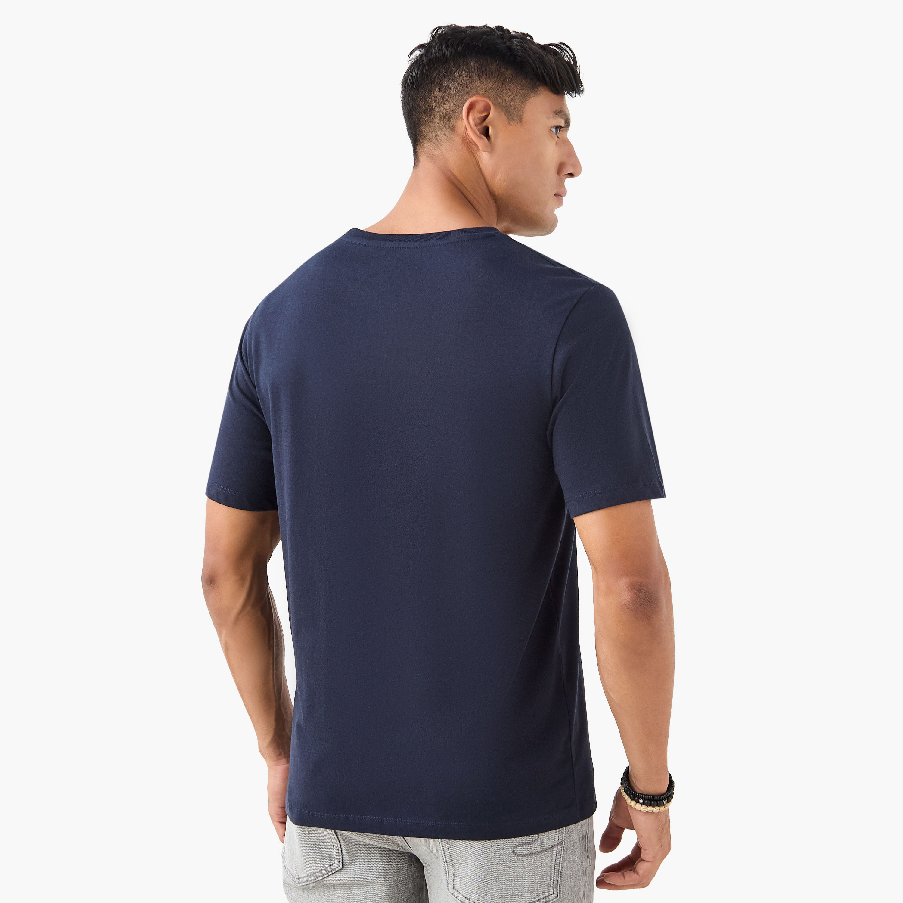 Jack & Jones Printed Crew Neck Short Sleeves Men's T-Shirt-men-clothing-tshirtsandpolos-tshirts-image-3