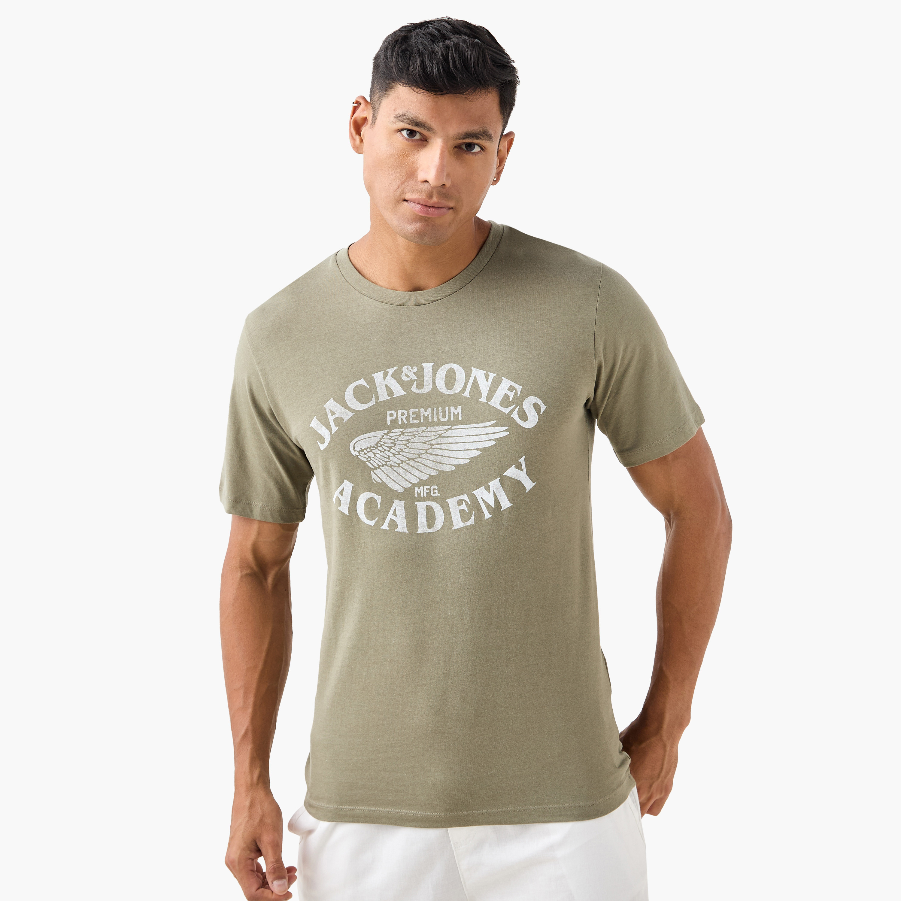 Jack & Jones Printed Crew Neck Short Sleeves Men's T-Shirt-men-clothing-tshirtsandpolos-tshirts-image-6