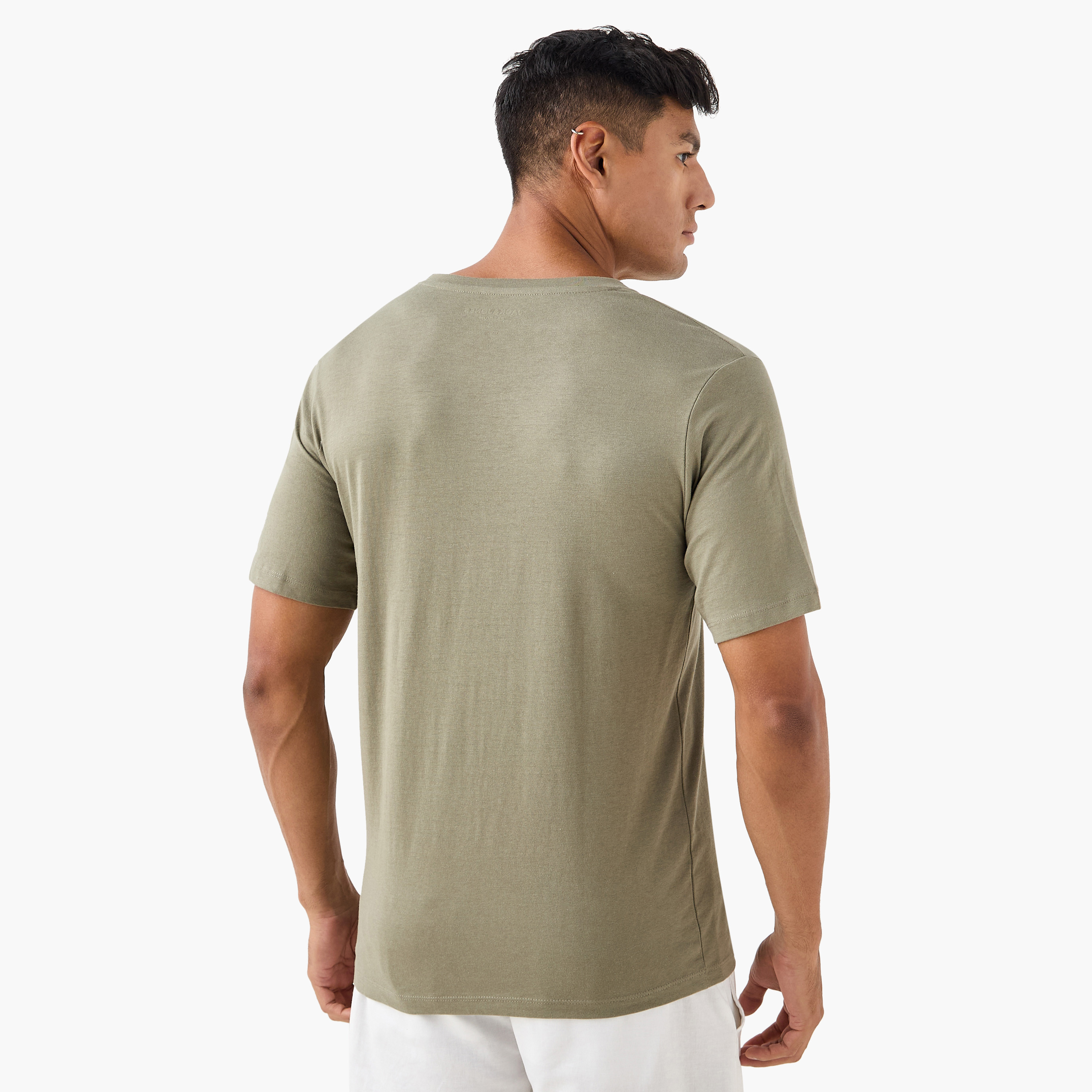Jack & Jones Printed Crew Neck Short Sleeves Men's T-Shirt-men-clothing-tshirtsandpolos-tshirts-image-8