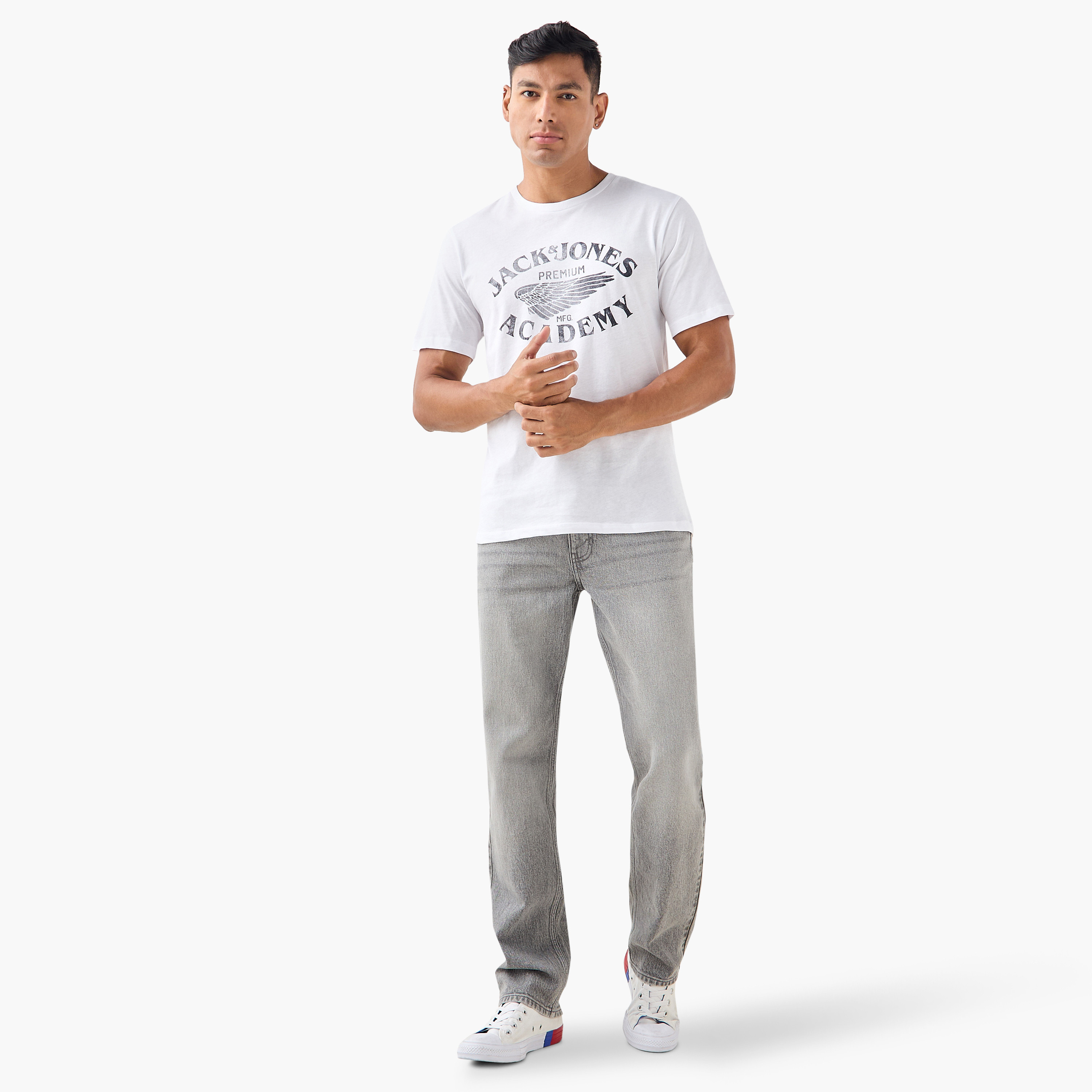 Jack & Jones Printed Crew Neck Short Sleeves Men's T-Shirt-men-clothing-tshirtsandpolos-tshirts-image-17