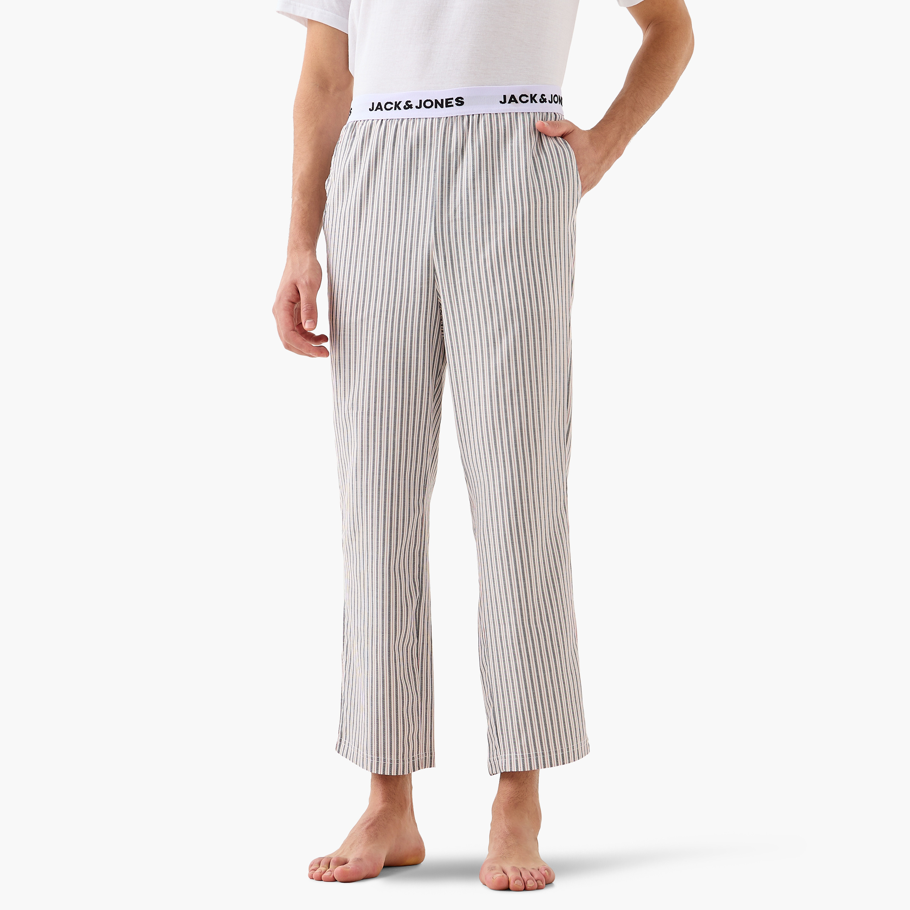 Jack & Jones Crew Neck Men's T-Shirt & Pyjama Set-men-clothing-nightwear-sets-image-3