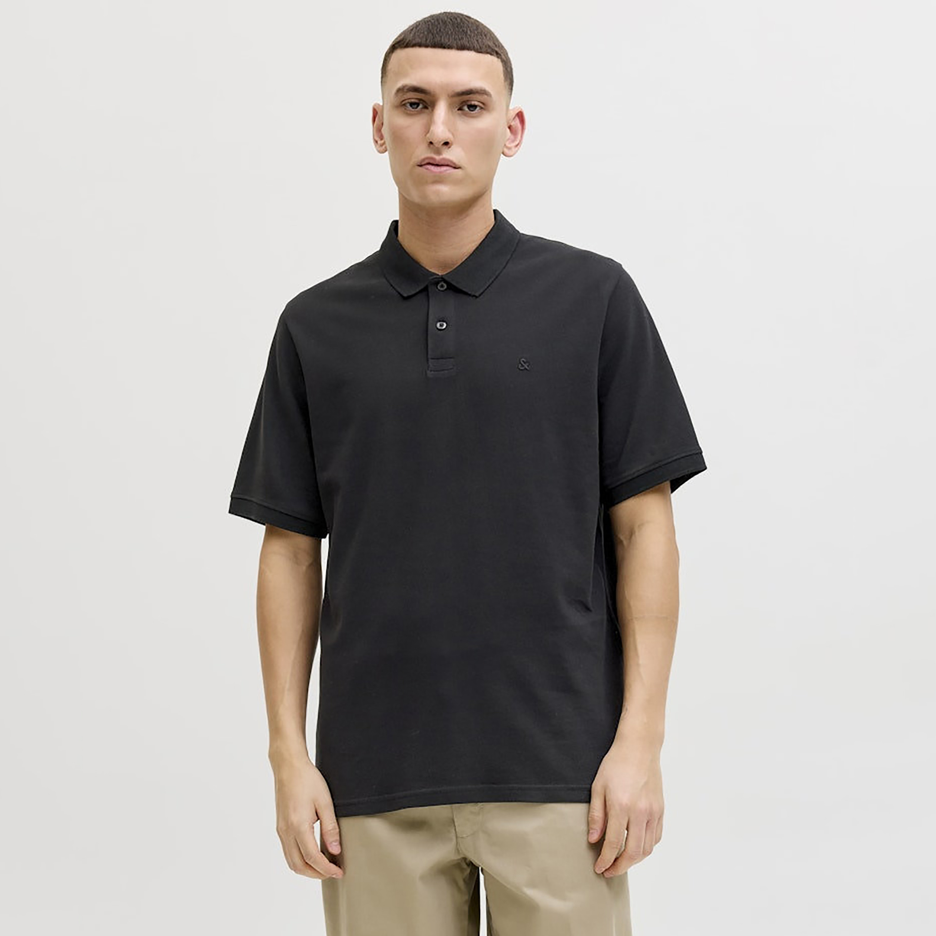 Jack & Jones Pack of 3 Plain Short Sleeves Men's Polo T-Shirt-men-clothing-tshirtsandpolos-polos-image-2