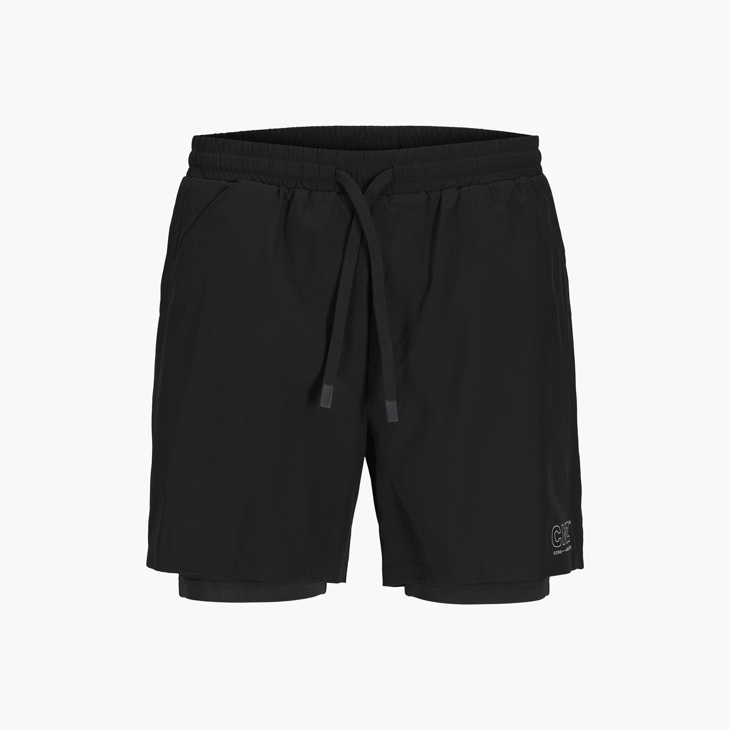 شورت رجالي ضيق داخلي سادة بخصر مطاطي ورباط للشد من جاك اند جونز-men-clothing-bottoms-shorts-image-7