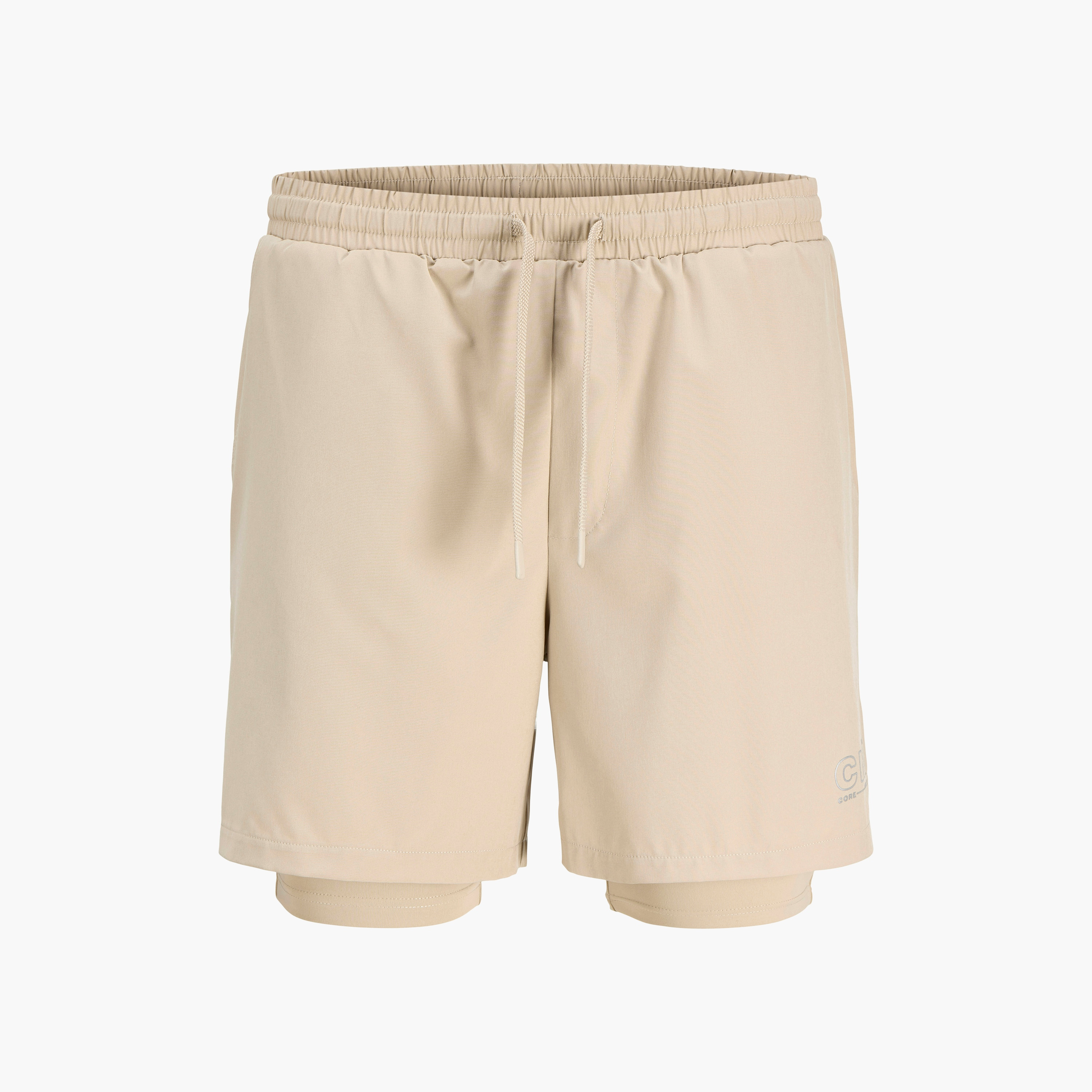 شورت رجالي ضيق داخلي سادة بخصر مطاطي ورباط للشد من جاك اند جونز-men-clothing-bottoms-shorts-image-9