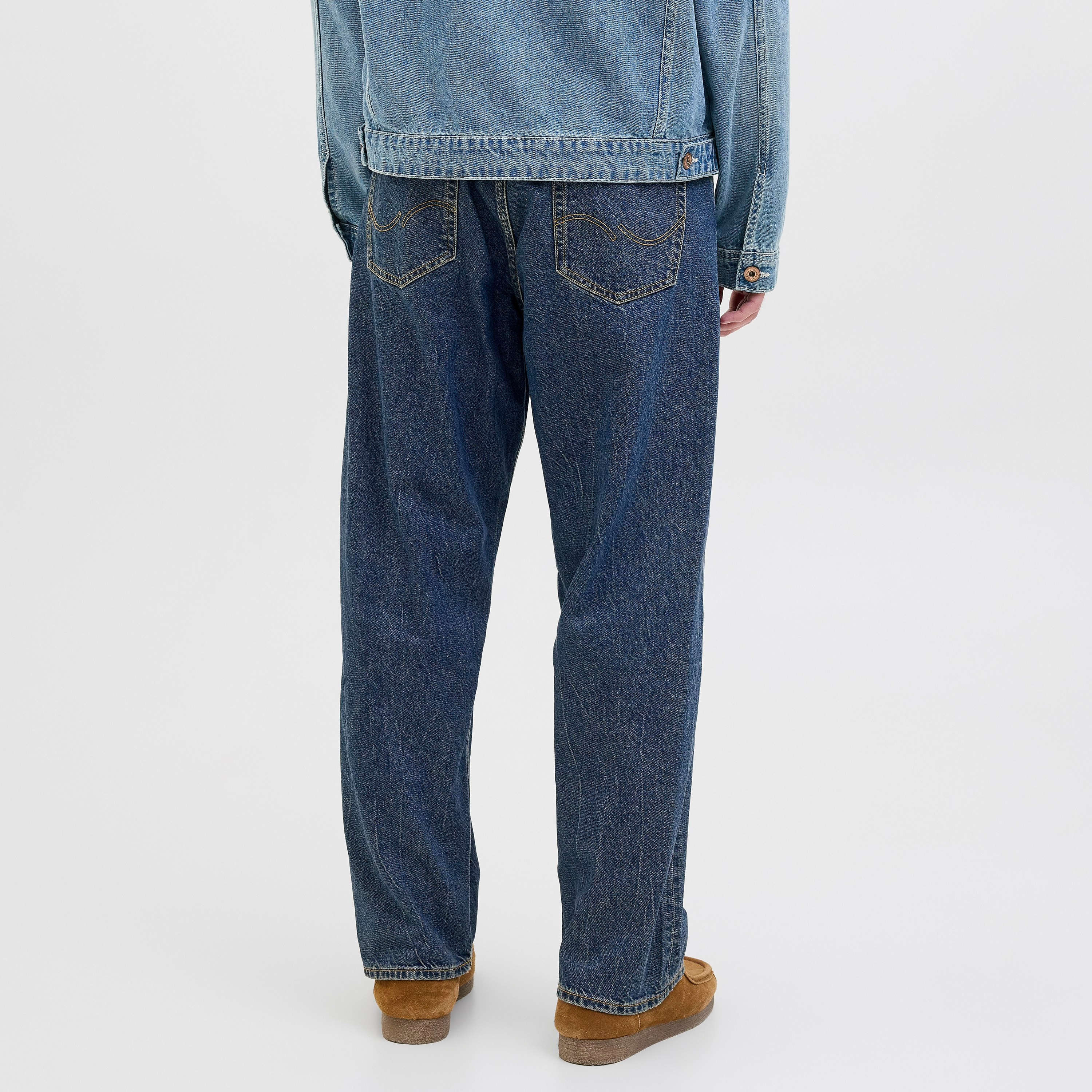 جينز رجالي جاك آند جونز بقصة فضفاضة بخمسة جيوب وخصر مرتفع-men-clothing-bottoms-jeans-image-4