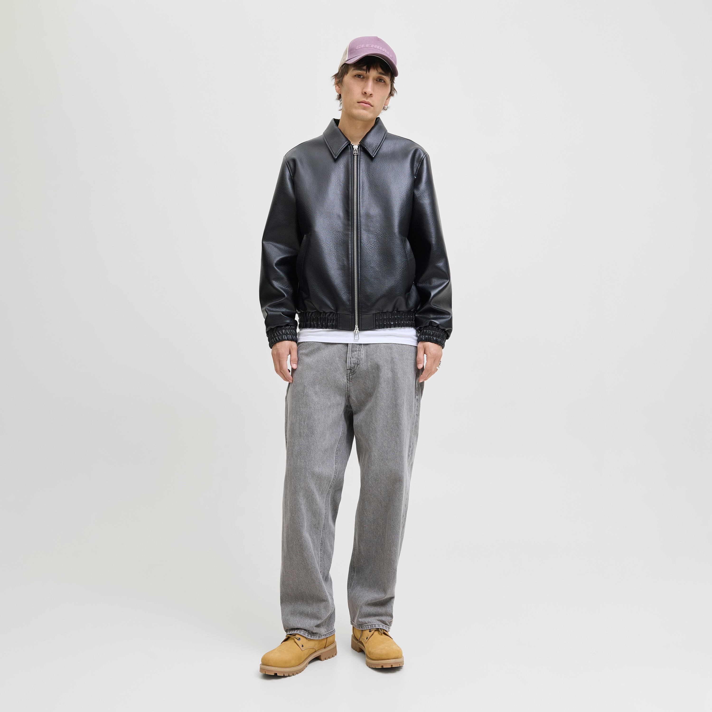 Jack & Jones Baggy Fit 5 Pocket High Rise Men's Jeans-men-clothing-bottoms-jeans-image-2