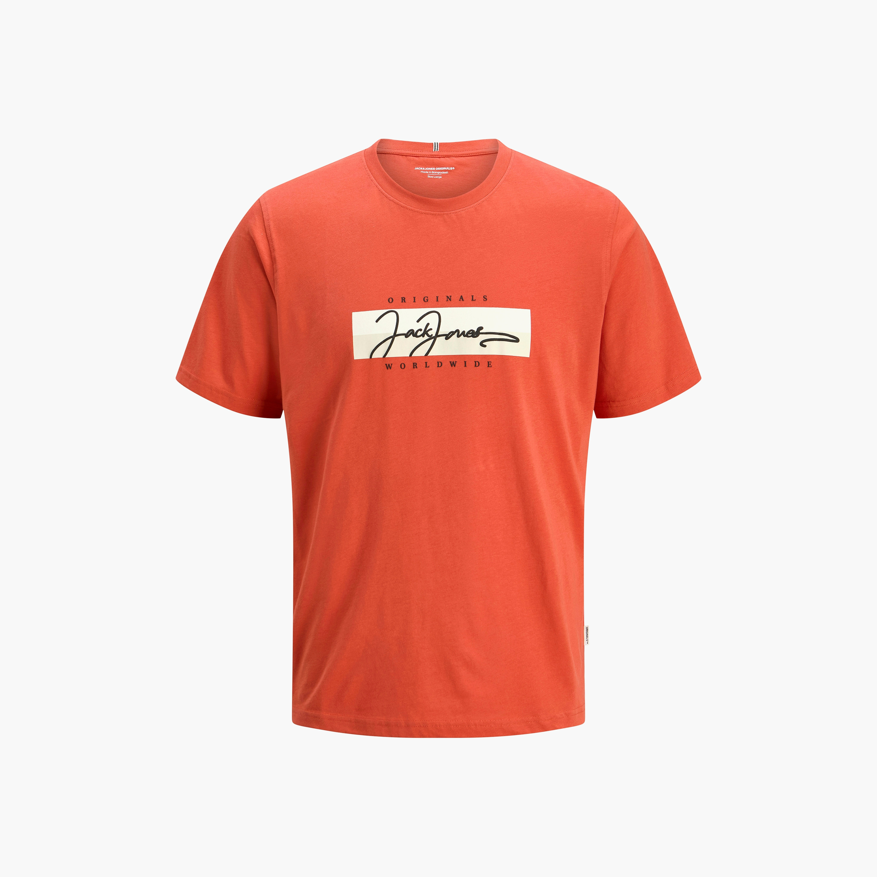 تي شيرت برقبة دائرية وأكمام قصيرة من جاك اند جونز-men-clothing-tshirtsandpolos-tshirts-image-1