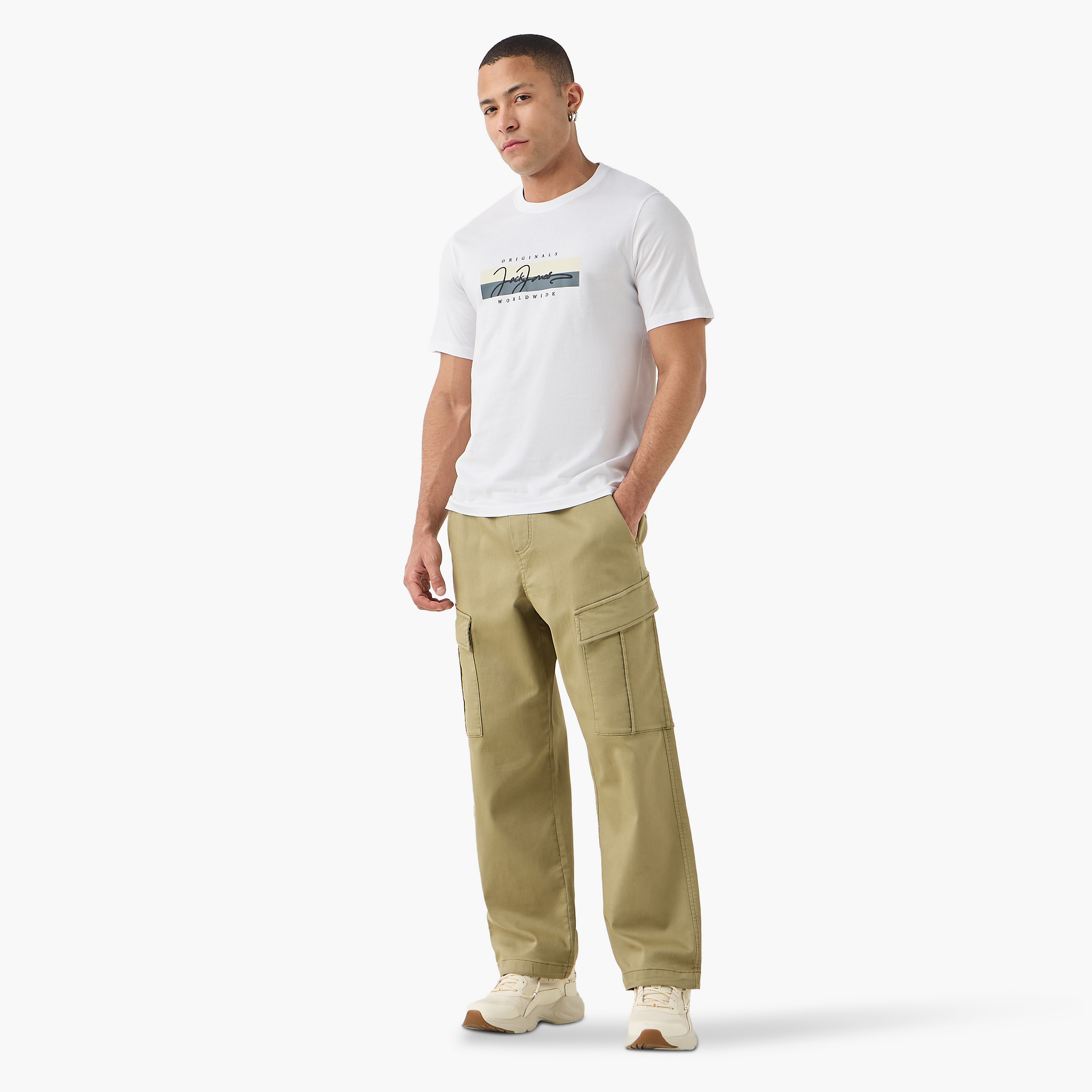 Jack & Jones Logo Crew Neck Short Sleeves Men's T-Shirt-men-clothing-tshirtsandpolos-tshirts-image-12