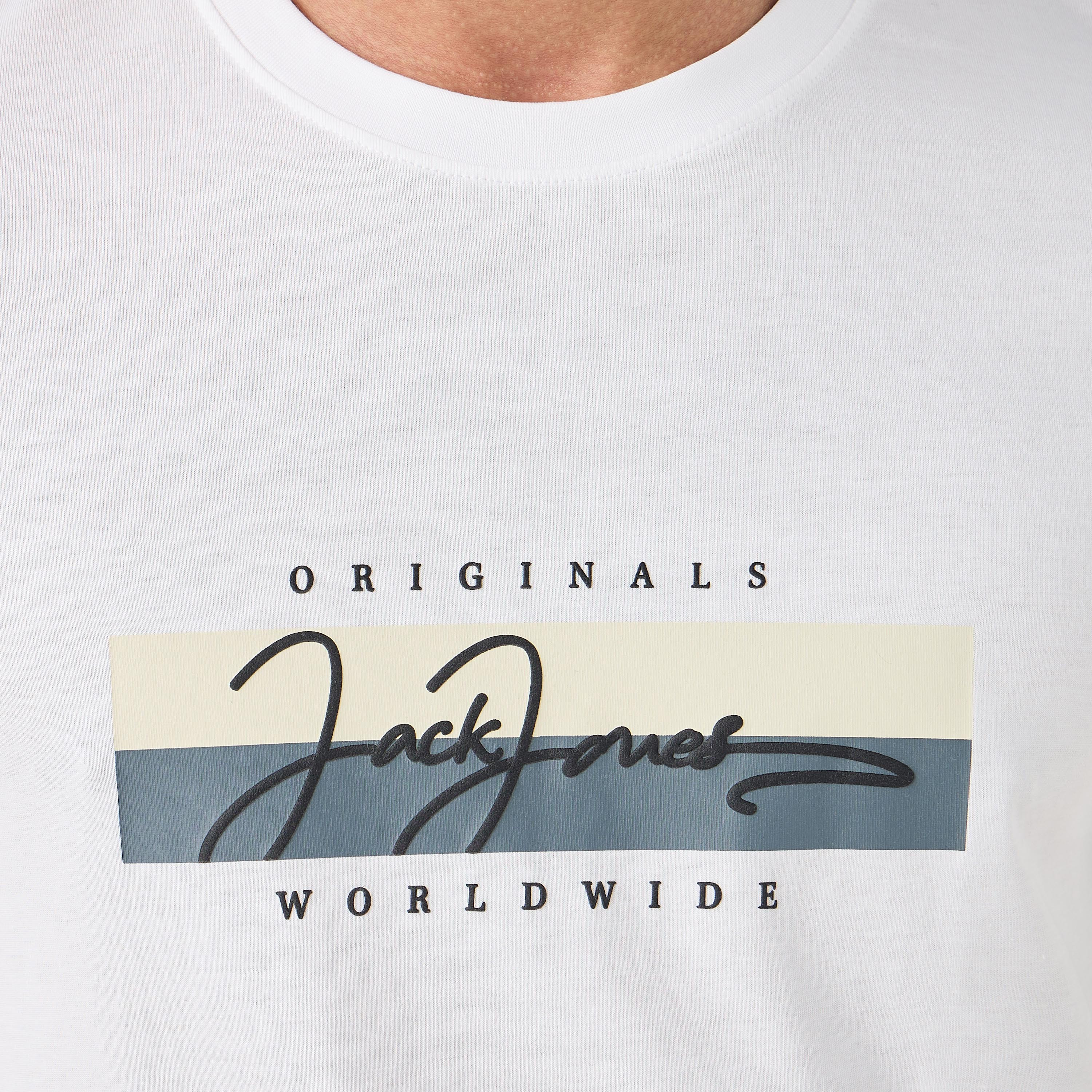 Jack & Jones Logo Crew Neck Short Sleeves Men's T-Shirt-men-clothing-tshirtsandpolos-tshirts-image-15