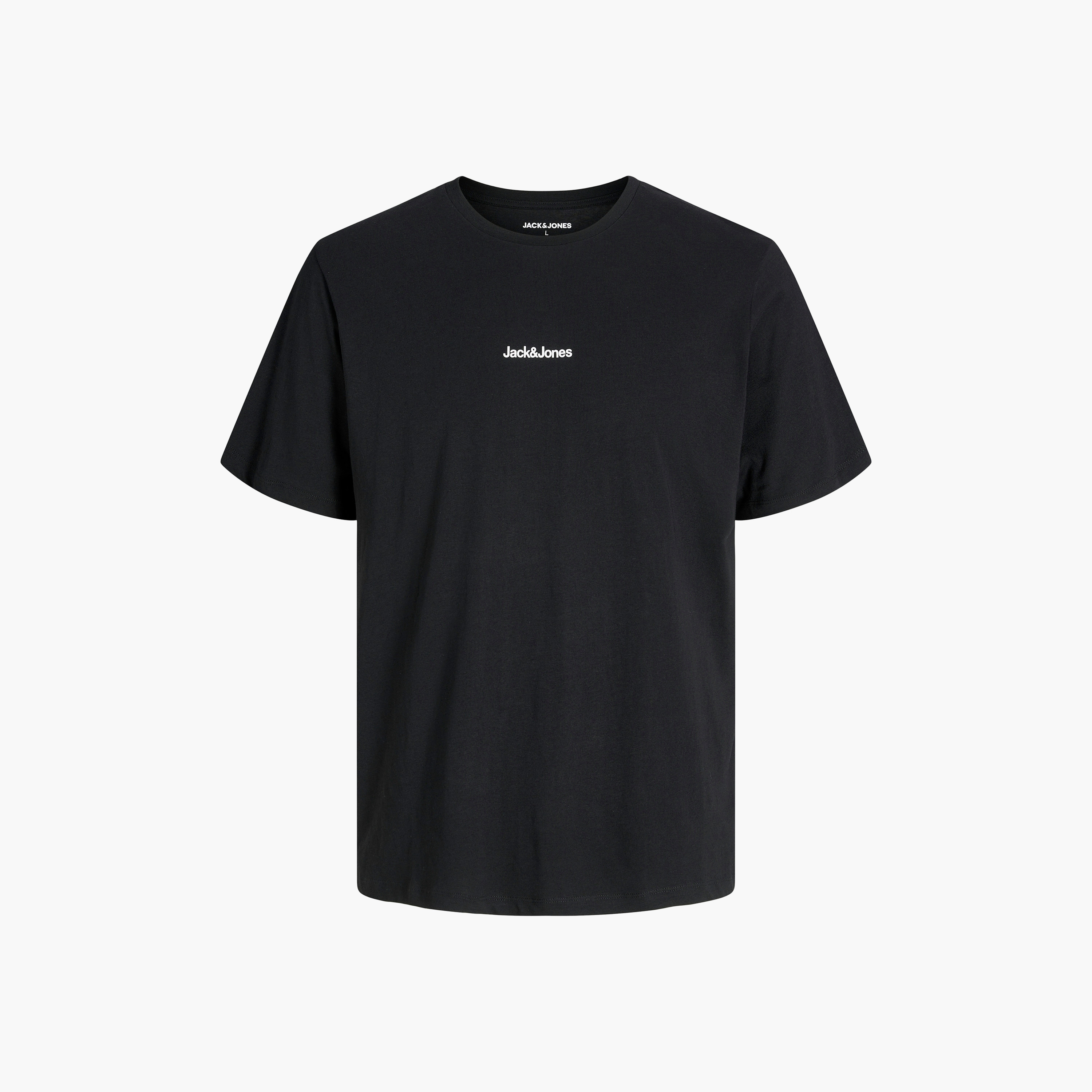 تيشيرت رجالي مطبوع برسومات بياقة دائرية وأكمام قصيرة من جاك ان جونز-men-clothing-tshirtsandpolos-tshirts-image-4