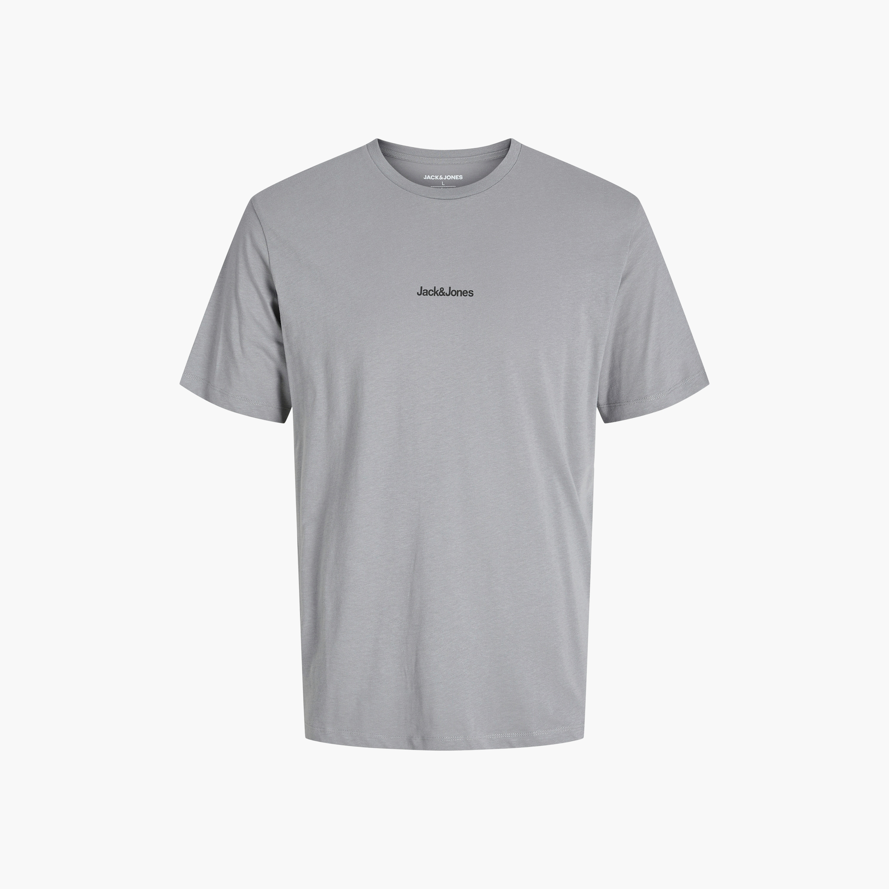 تيشيرت رجالي مطبوع برسومات بياقة دائرية وأكمام قصيرة من جاك ان جونز-men-clothing-tshirtsandpolos-tshirts-image-4