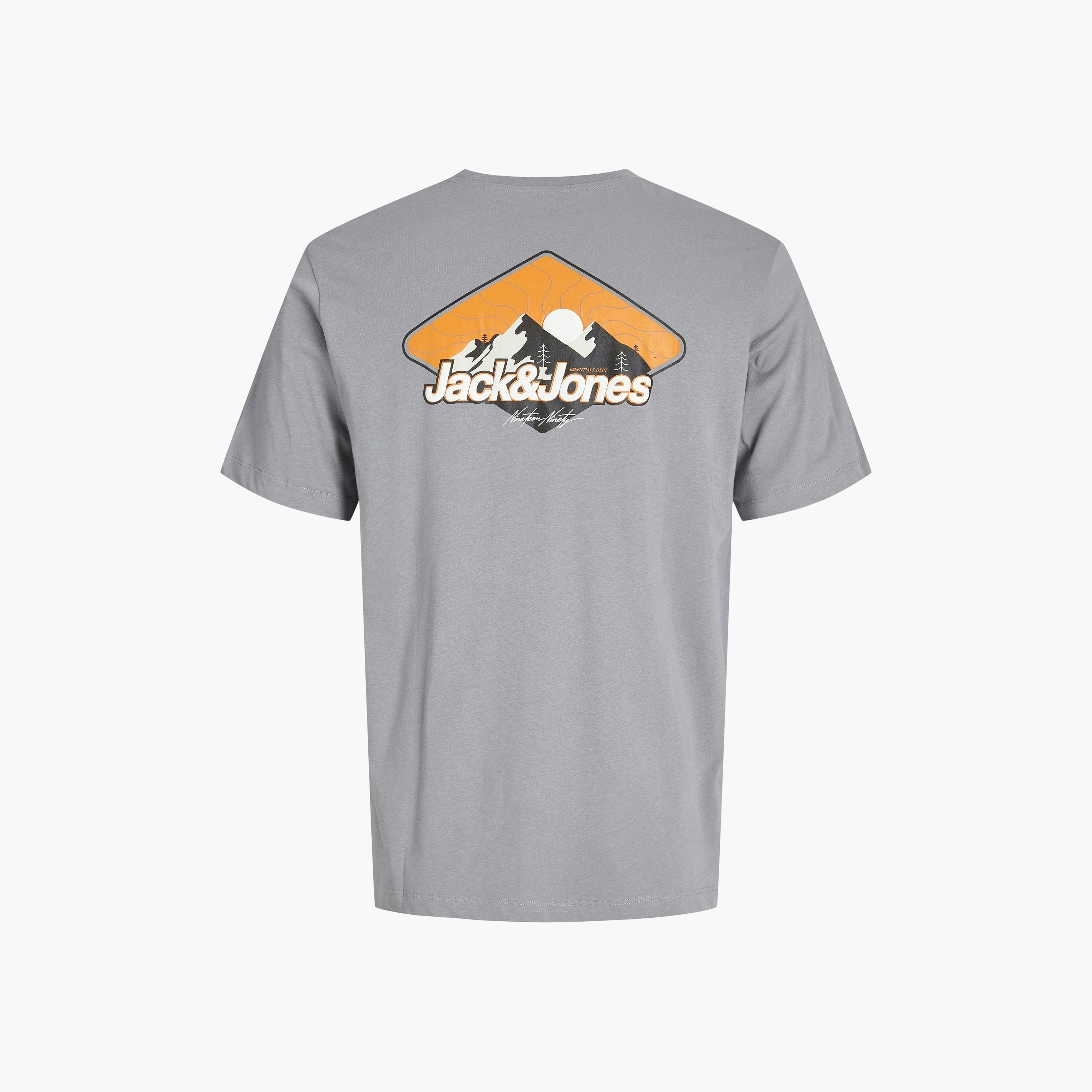 تيشيرت رجالي مطبوع برسومات بياقة دائرية وأكمام قصيرة من جاك ان جونز-men-clothing-tshirtsandpolos-tshirts-image-5