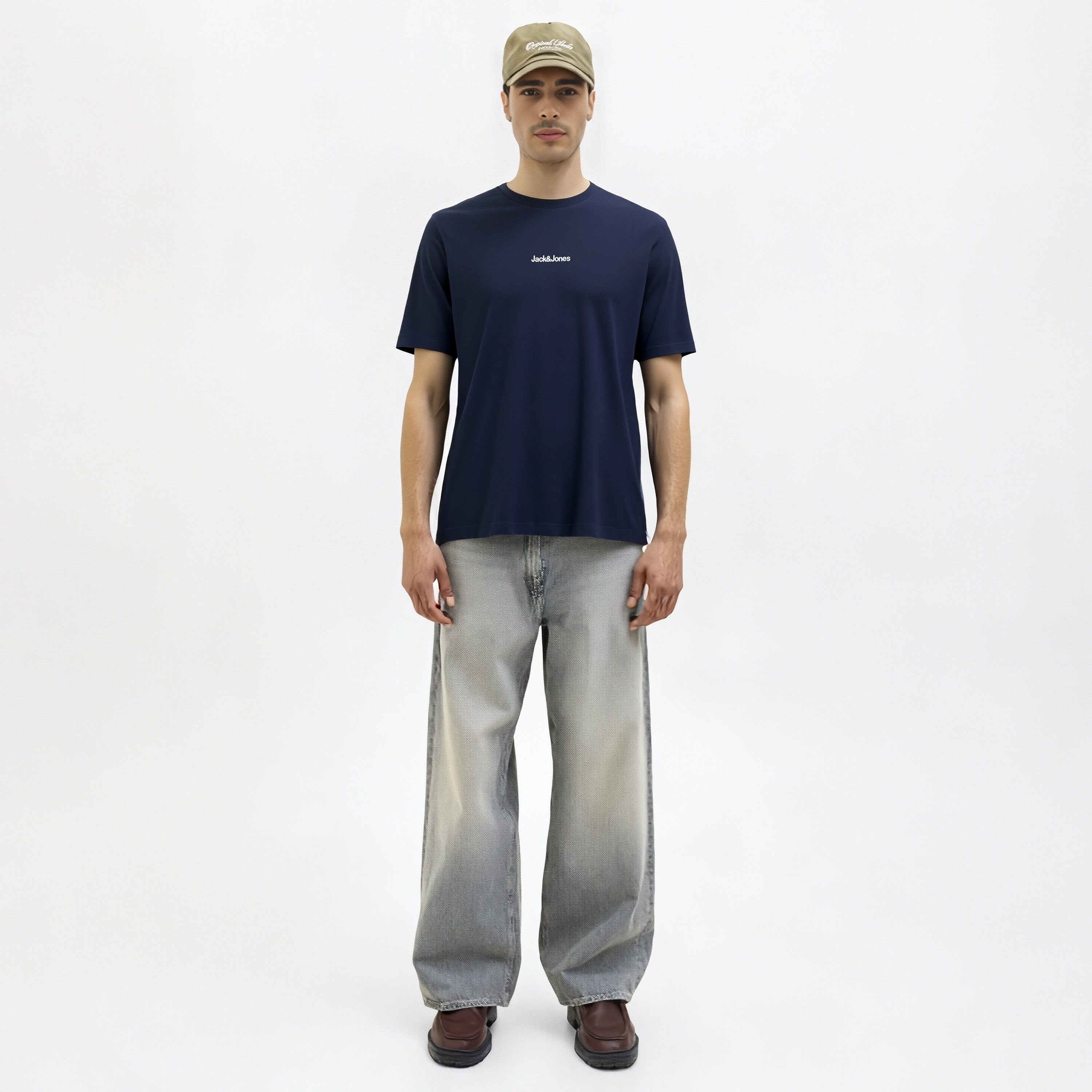 Jack & Jones Graphic Print Crew Neck Short Sleeves Men's T-Shirt-men-clothing-tshirtsandpolos-tshirts-image-2