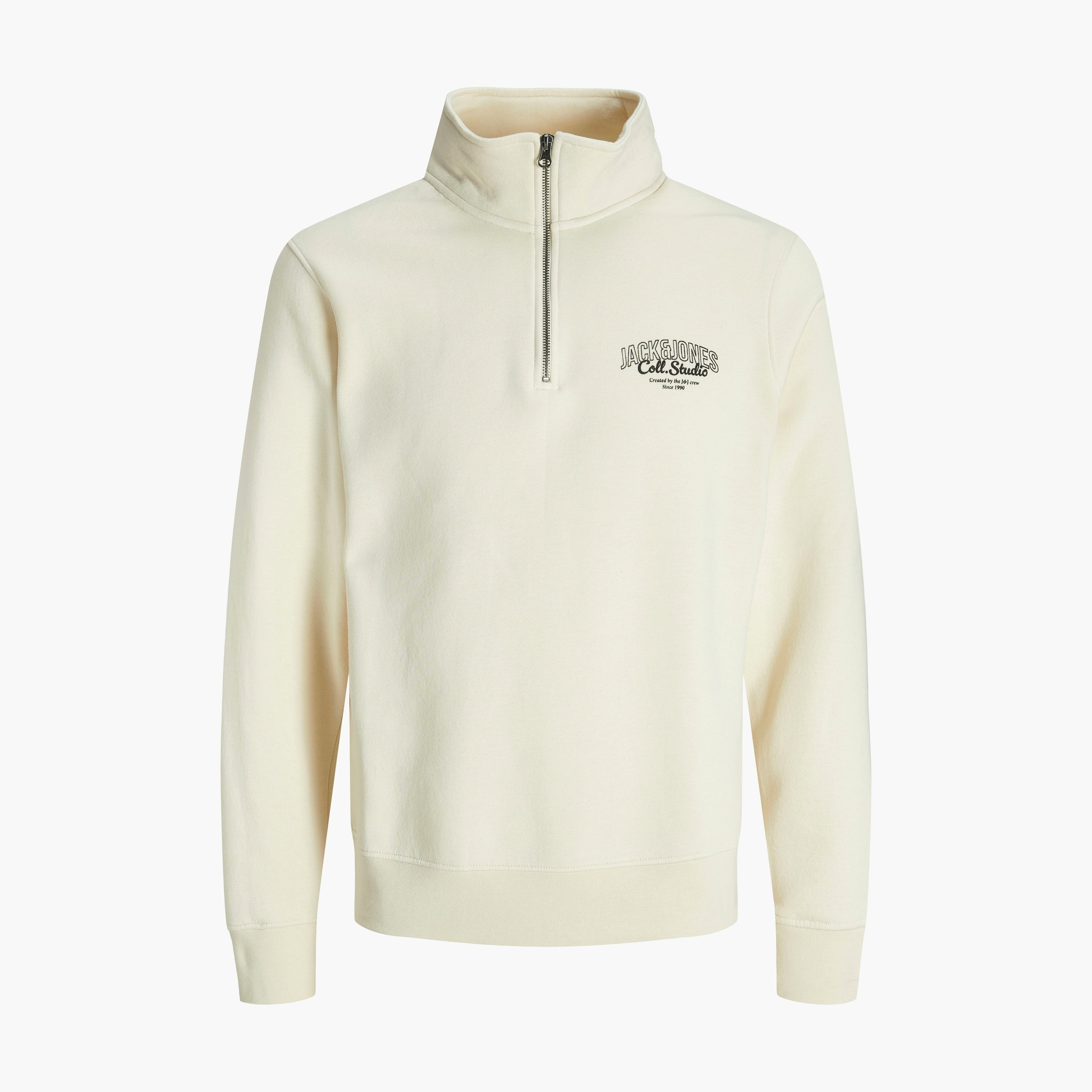 Jack & Jones Plain High Neck Long Sleeves Men's Sweatshirt-men-winterwear-hoodiesandsweatshirts-image-6